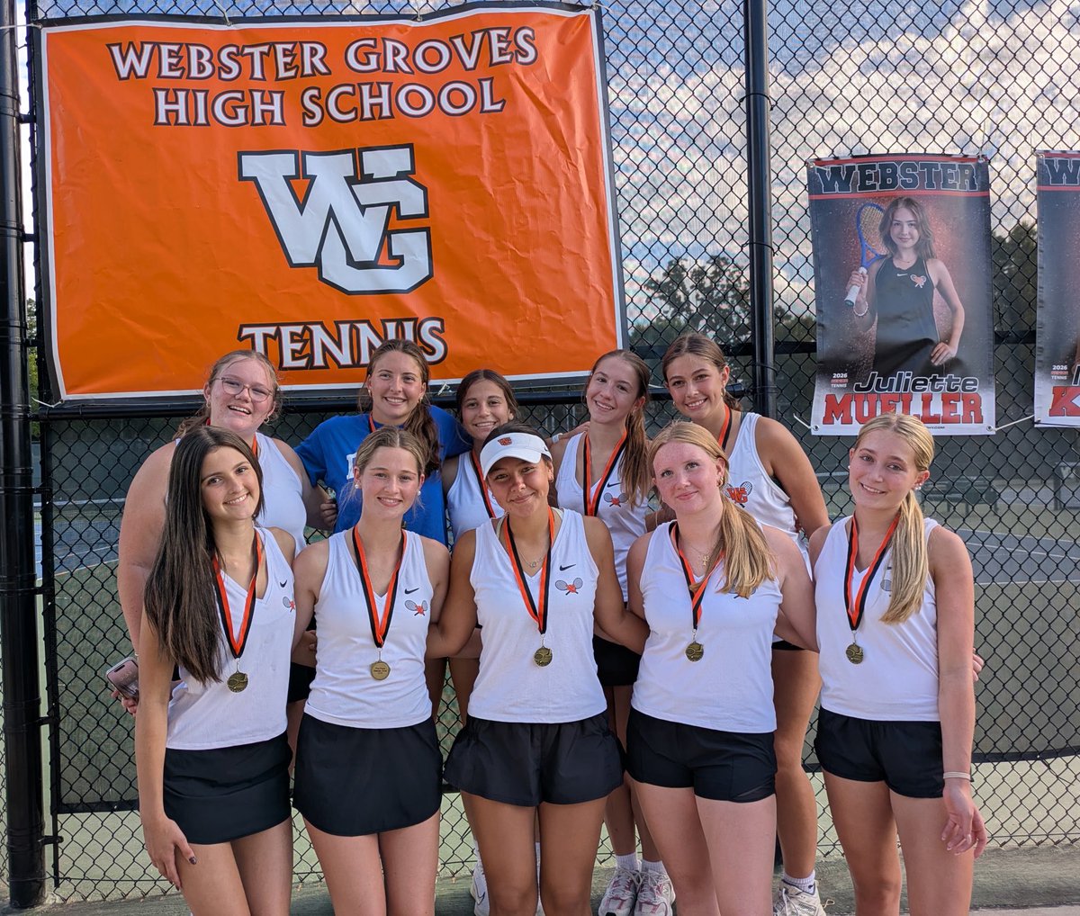 Great night for your Statesmen Tennis Team!!!
Meg &amp; Jillian both took 1st place in their divisions. Emily &amp; Luna &amp; Ava &amp; Charlotte took 1st place in their doubles divisions.