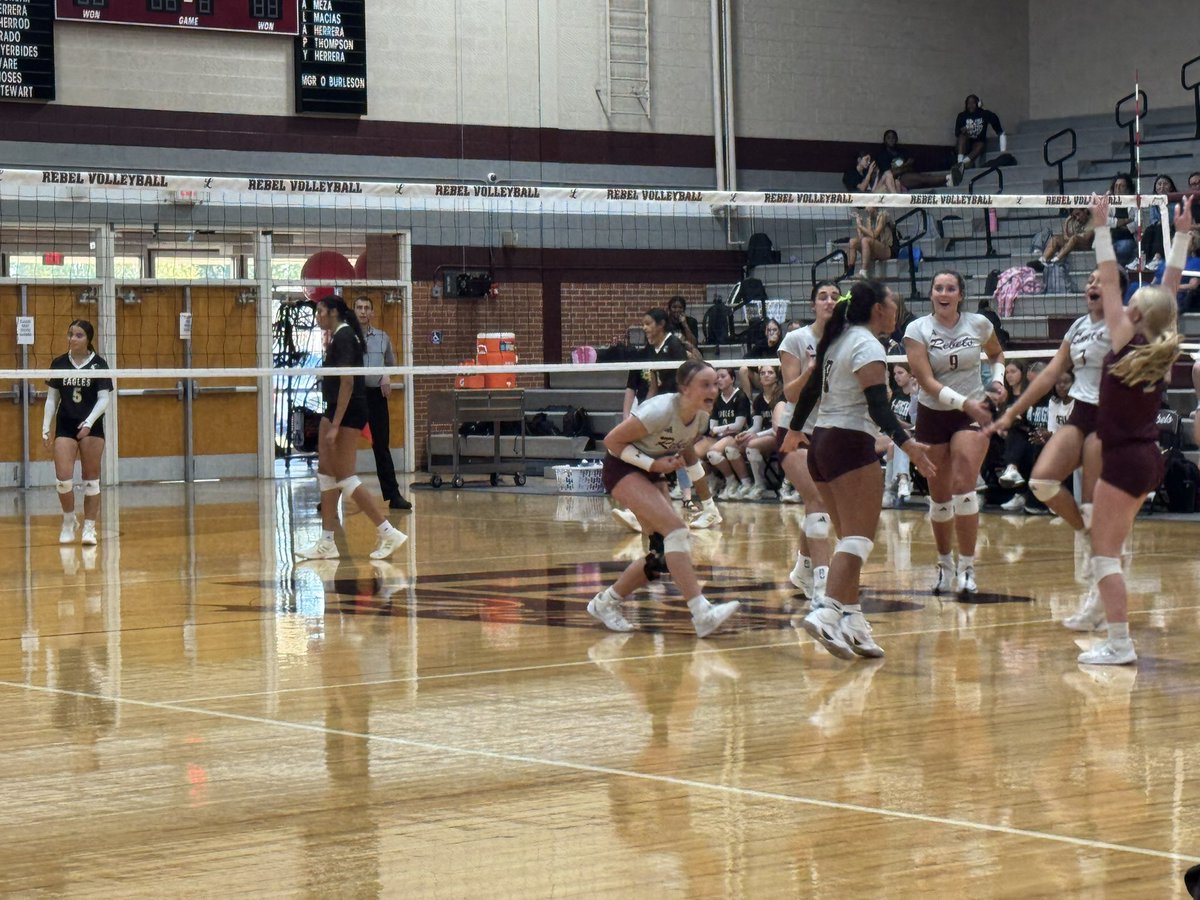 🏐 Let’s go, <a href="/RebVolleyball/">Rebel Volleyball</a>! 🏐

<a href="/RebVolleyball/">Rebel Volleyball</a> 25  25  25
<a href="/AHSEagleVB/">Abilene Eagle Volleyball</a> 19  12  12

<a href="/AthleticsMISD/">Midland ISD Athletics</a> <a href="/Wesley_A_Torres/">Wes Torres</a> <a href="/a_acosta_jr/">Alfred Acosta Jr</a> <a href="/DrSDHoward/">Dr. Stephanie Howard</a> <a href="/NewsWest9Sports/">NewsWest 9 Sports</a> <a href="/Big2_Sports/">ABC Big 2 Sports</a> <a href="/TreyFrancisTV/">Trey Francis - KMID</a> <a href="/chris_MRTsports/">Christopher Hadorn</a> <a href="/EthanBeckerTV/">Ethan Becker</a> <a href="/FirstAlert7SPT/">First Alert 7 Sports</a> <a href="/MWTsports/">MRT Sports</a> <a href="/Legacyrebels/">Midland Legacy High School</a>