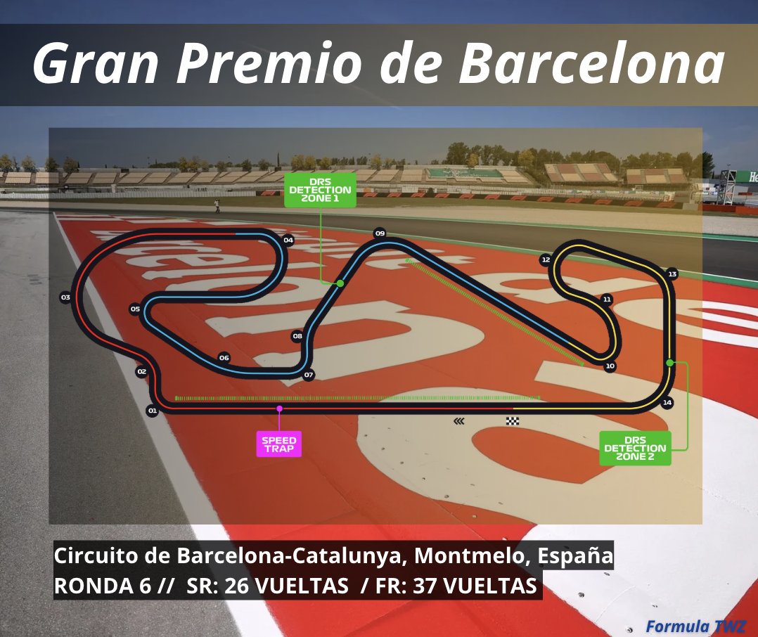 FormulaTWZ's tweet photo. RONDA 6 🇪🇸 - Gran Premio de Barcelona
La F2 TWZ llega a Montmeló para la sexta ronda. El Circuit de Barcelona-Catalunya, exigente y técnico, pondrá a prueba a pilotos y equipos en una cita clave donde la gestión de neumáticos y la estrategia serán decisivas para el campeonato. https://t.co/B3jMRYywYC