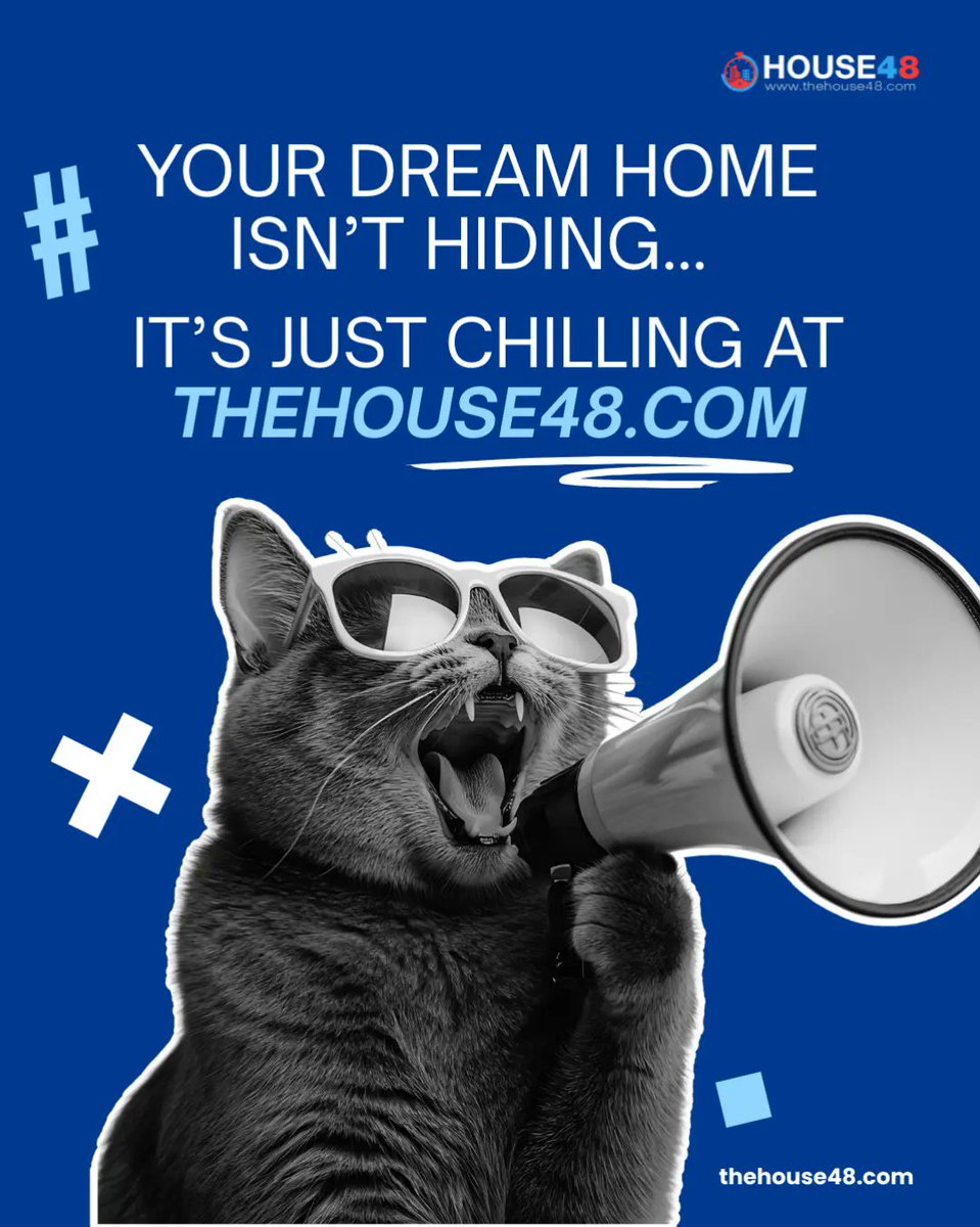 Thehouse48_hub's tweet photo. Newsflash! π¨ Your dream home isn't hiding, it's just chillin' at thehouse48! ππ Come find it and make all your friends jealous! πββοΈπ₯
#Viral #ViralRealEstate #LuxuryProperties #DreamHome #PropertyGoals #House48 #HomeSweetHome #PropertyLovers #RealEstateVibes https://t.co/VmYiMW6lei