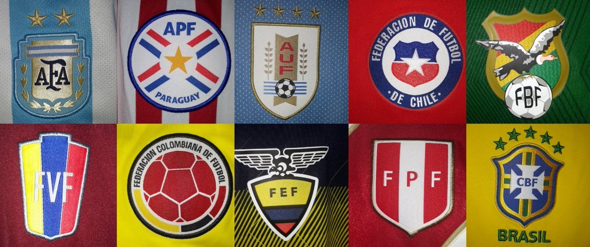 🏆 #United2026 - #EliminatoriasSudamericanas
Fecha 1️⃣8️⃣ (ULTIMA)

⚽️En juego
🇪🇨Ecuador 1-0 Argentina🇦🇷 (2T)
1T
🇨🇱Chile 0-0 Uruguay🇺🇾
🇧🇴Bolivia 0-0 Brasil🇧🇷
🇻🇪Venezuela 2-2 Colombia🇨🇴
🇵🇪Perú 0-0 Paraguay🇵🇾