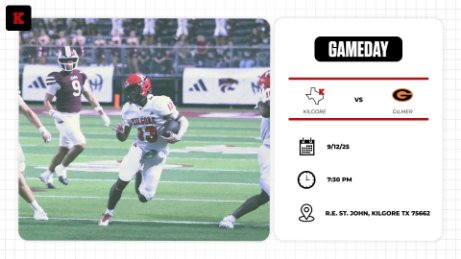 Update from the Ragin' Red! Win last week vs. Whitehouse makes puts us at 1-1. Big time for our guys to get going early.  Game this week is vs. Gilmer. Definitely going to be a good one at R.E. ST. John. Make sure you come early, wear red, and bring the 🧃🧃#STATE #EAT #RTK