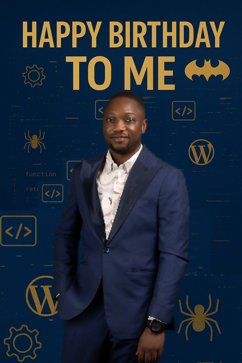 AlukoSeyi's tweet image. 🎂✨It’s a special day today , my birthday! 🎉
Grateful for life, health, family, friends, and the journey so far.
Cheers to more wins and endless opportunities. 🥂💙

Happy Birthday to me ,Seyi Aluko 🎁
#HappyBirthday #Gratitude #WordPressDeveloper #TechEntrepreneur  #Innovation