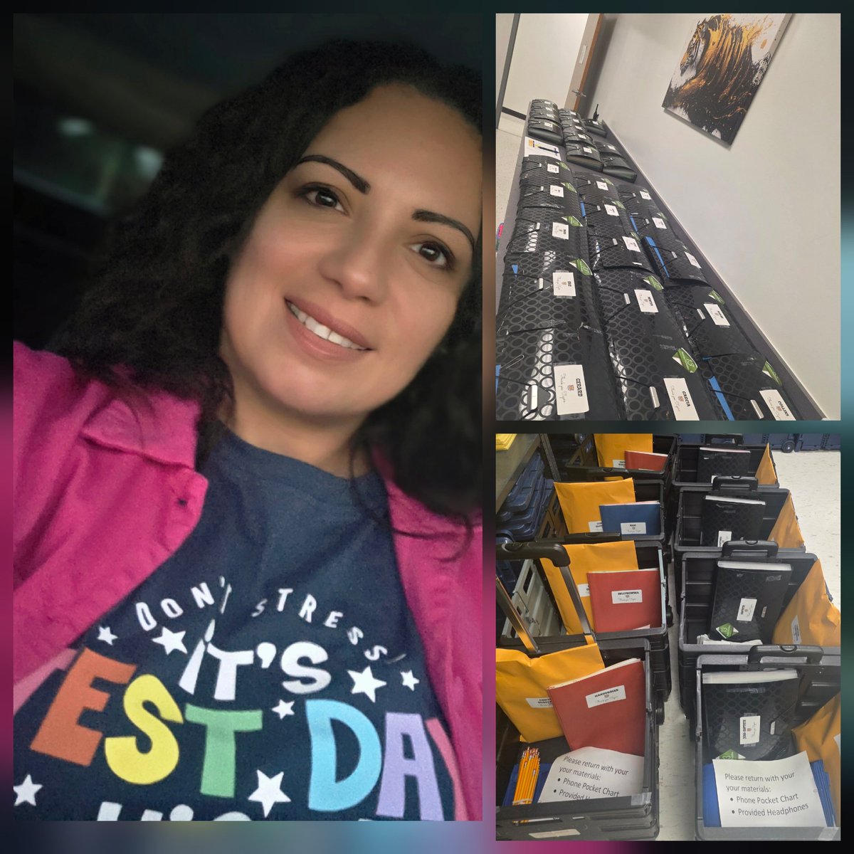 Ms_Attalla's tweet photo. First schoolwide testing at Tiger Nation went off without a hitch ๐ฏ Big shoutout to the admin team, staff & students for making it look easy. @BBCHS_Fuller @wcp0805 #TestDayTuesday #WeDidIt https://t.co/uvaN0nJNGM