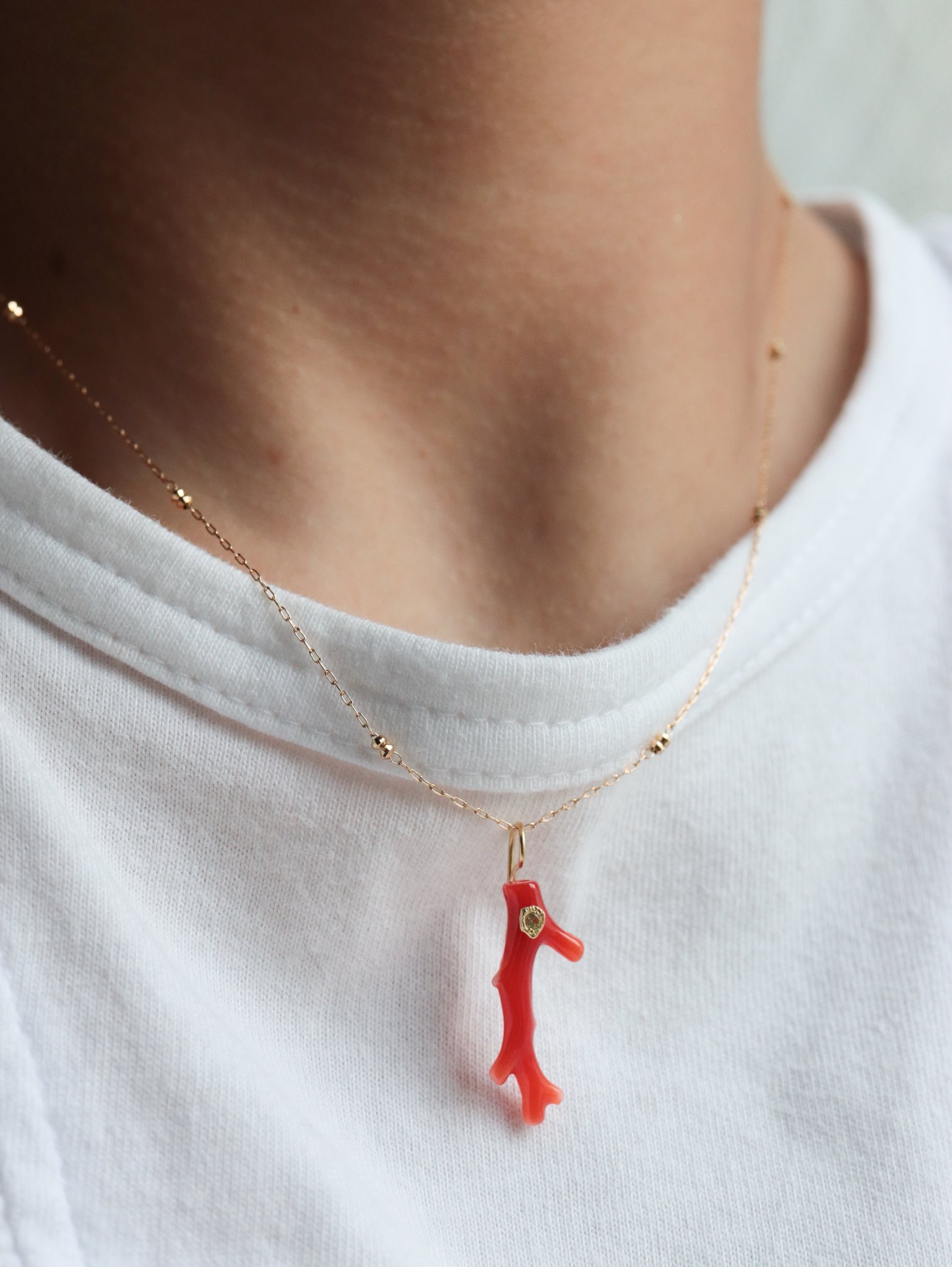 ふ*つ様 MONAKA jewellery エメラルド ネックレストップ モナカ MONAKA