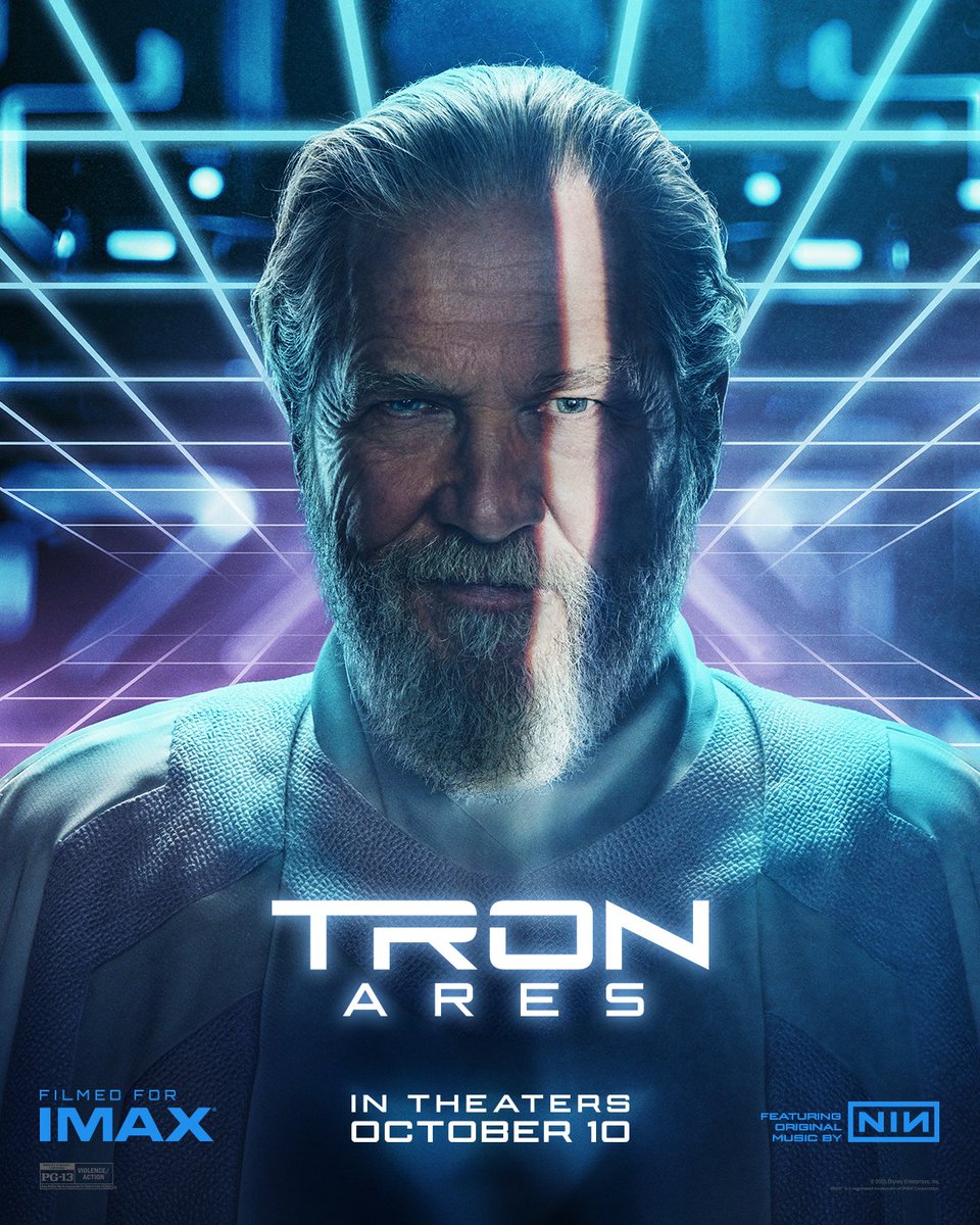 DisneyStudios's tweet image. Tron: Ares is coming to our world. In 1️⃣ month, see Jared Leto and Jeff Bridges in Tron: Ares only in theaters and IMAX. Get tickets now: Fandango.com/TronAres