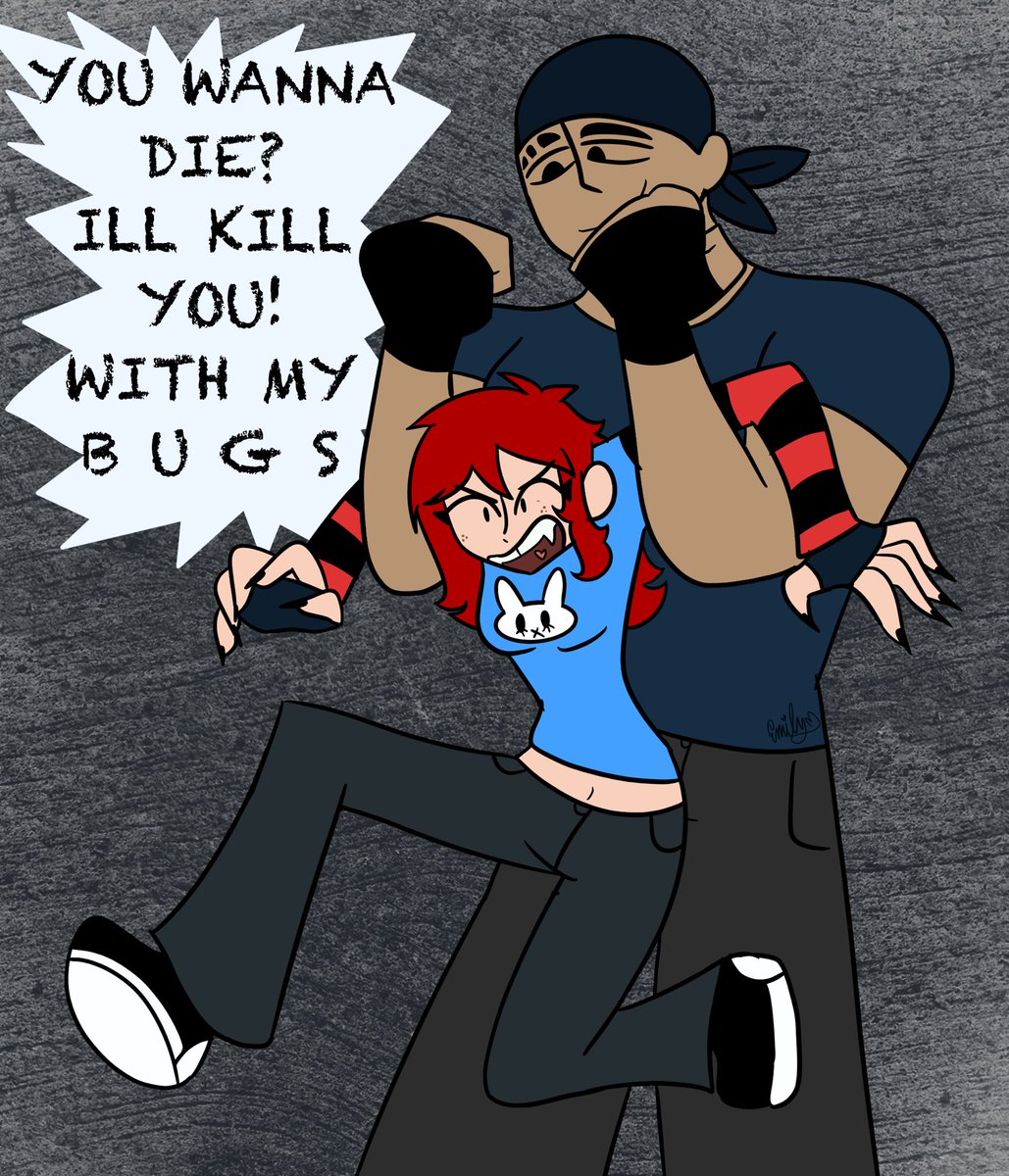 artist_emily's tweet image. Heath and his gremlin girlfriend
#Procreate #procreateart #procreateartist #procreateillustration