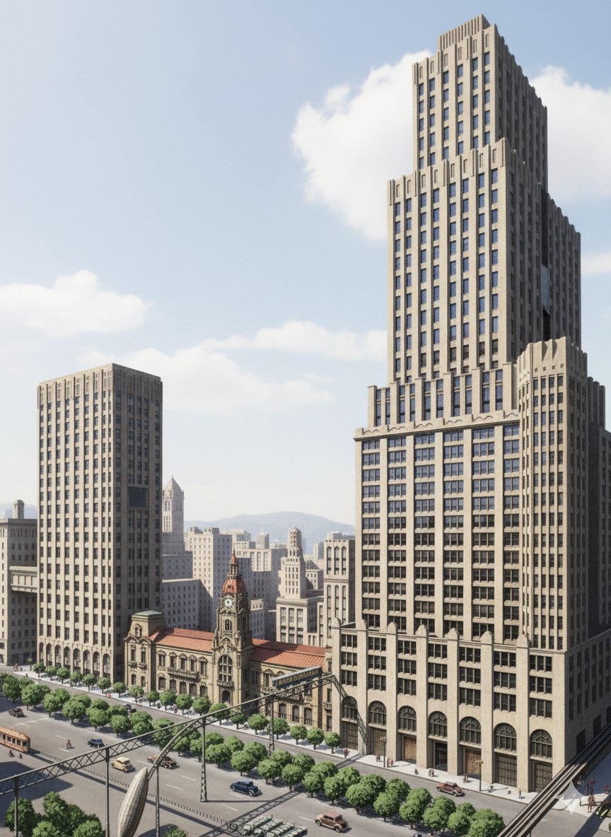 #Bahía Blanca 2028, recreación de un dibujo realizado en 1928. La imaginación al poder.