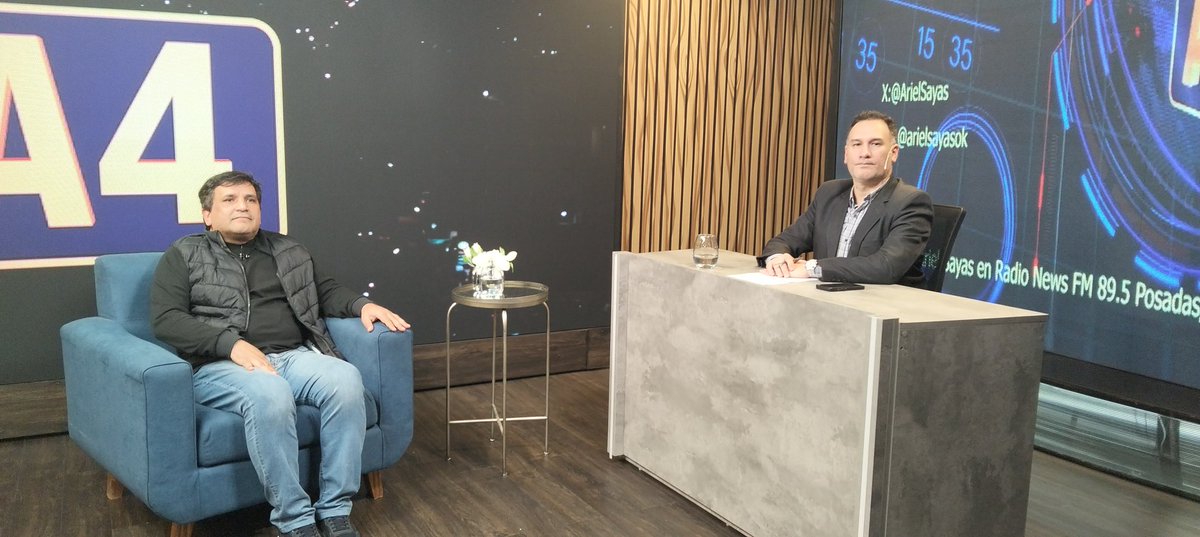 #Ahora en vivo <a href="/ArielSayas/">Ariel Sayas</a> junto <a href="/LuisBogado/">Luis</a> <a href="/SPEPMEducacion/">SPEPM</a> #Educación #Gestión en #Actualidad4 #CanalCuatroPosadas