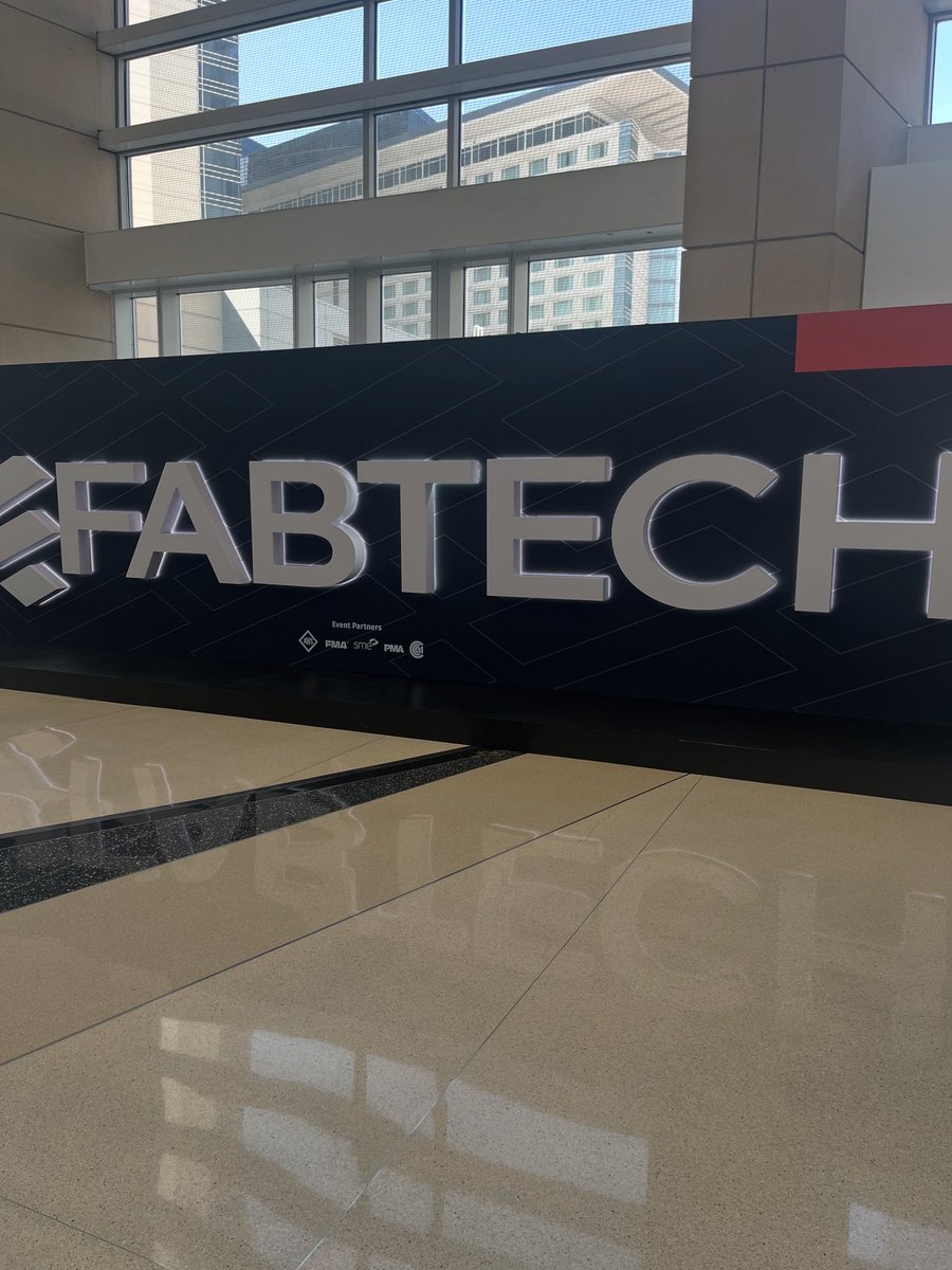 CDChemicals's tweet photo. Went to #fabtech in Chicago. Made some good connections and saw some old friends. Look forward to working with some new people. #burnoffovens #powdercoating https://t.co/QIiqslQGAi