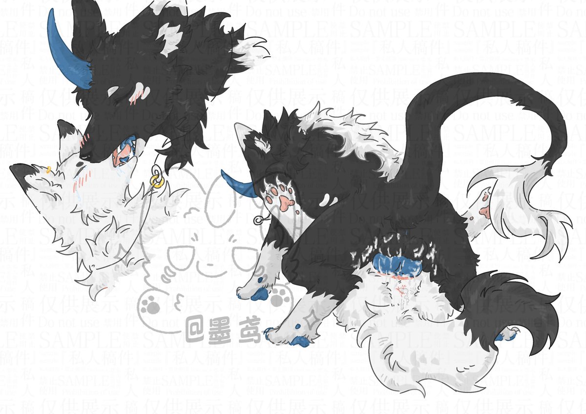 老公好过分，两个洞都要被灌满了😭
#FabulousBeasts #youshouyan #diting #有兽焉 #谛听 #Yiff #furryart