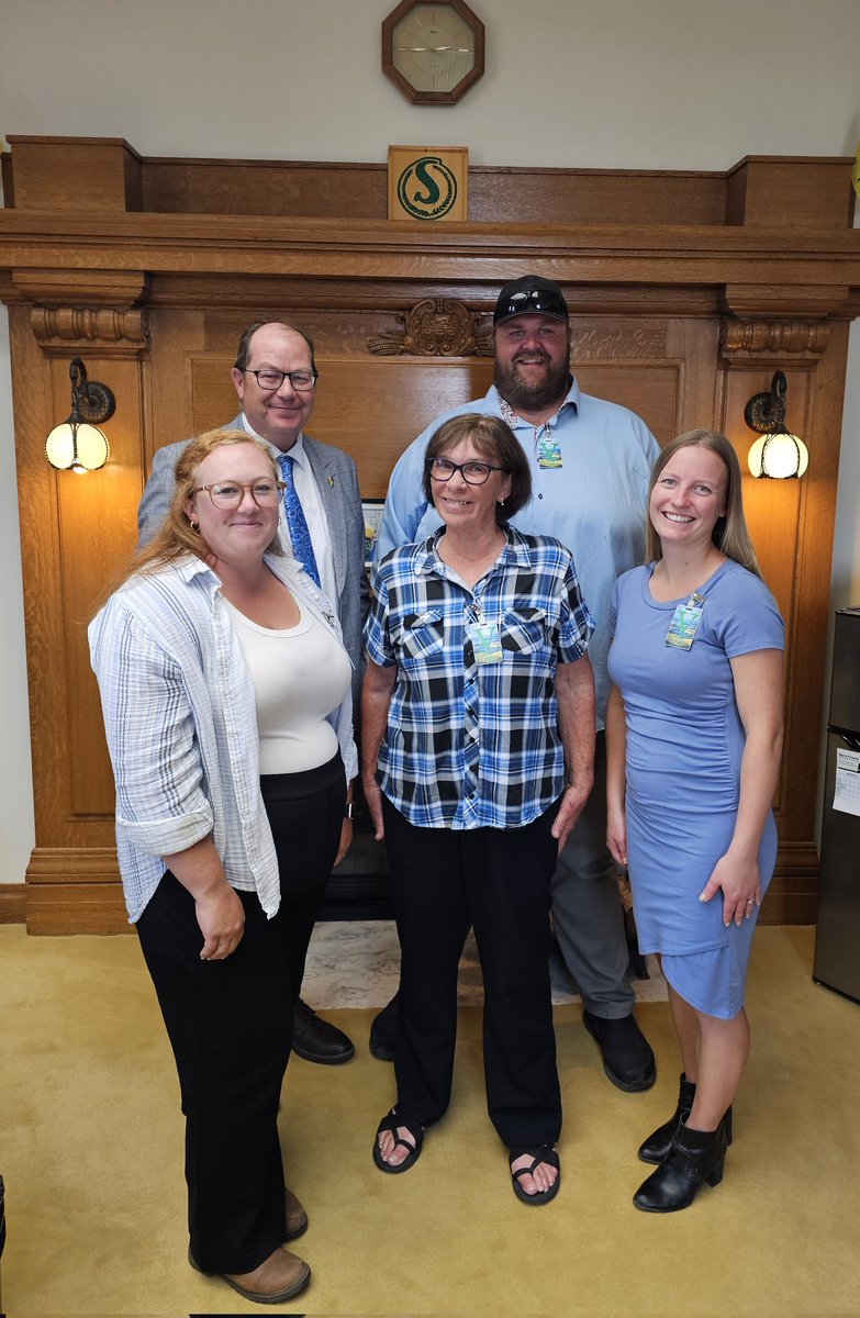 Today, I had the opportunity to meet with a wonderful group of dedicated volunteers from Cupar, SK, alongside <a href="/AlanaRossMLA/">Alana Ross - Minister of Parks, Culture & Sport</a> - Minister of Parks, Culture &amp; Sport. These individuals are genuinely passionate about serving their community and our province. It is no surprise that