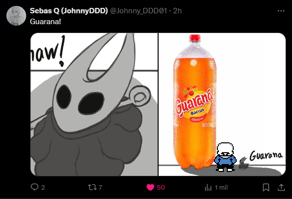 CinnamonArts's tweet photo. @Johnny_DDD01 post tan increible que hasta mi sans de escritorio se quedó a ver la guarana https://t.co/ztQmG8lKMx