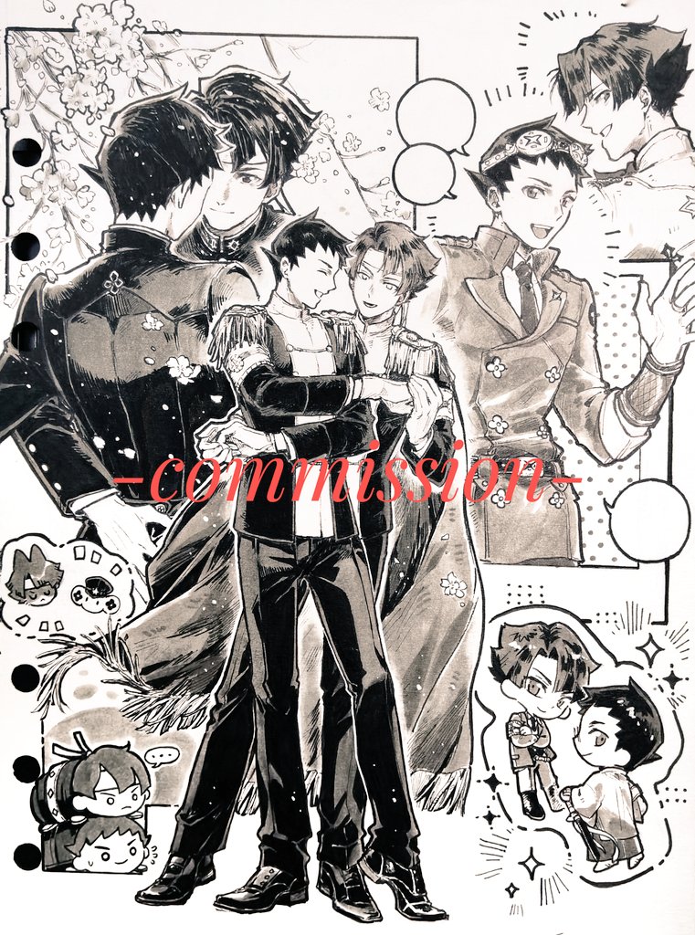 朋友的委托，这下真给她爽到了我也没画这么多
站位是アソ龍请注意