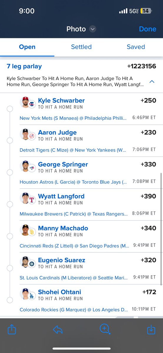 Rich_Romney's tweet photo. @MLBHR @BetMGM Uhmm….. https://t.co/aSPpZmX9Bl