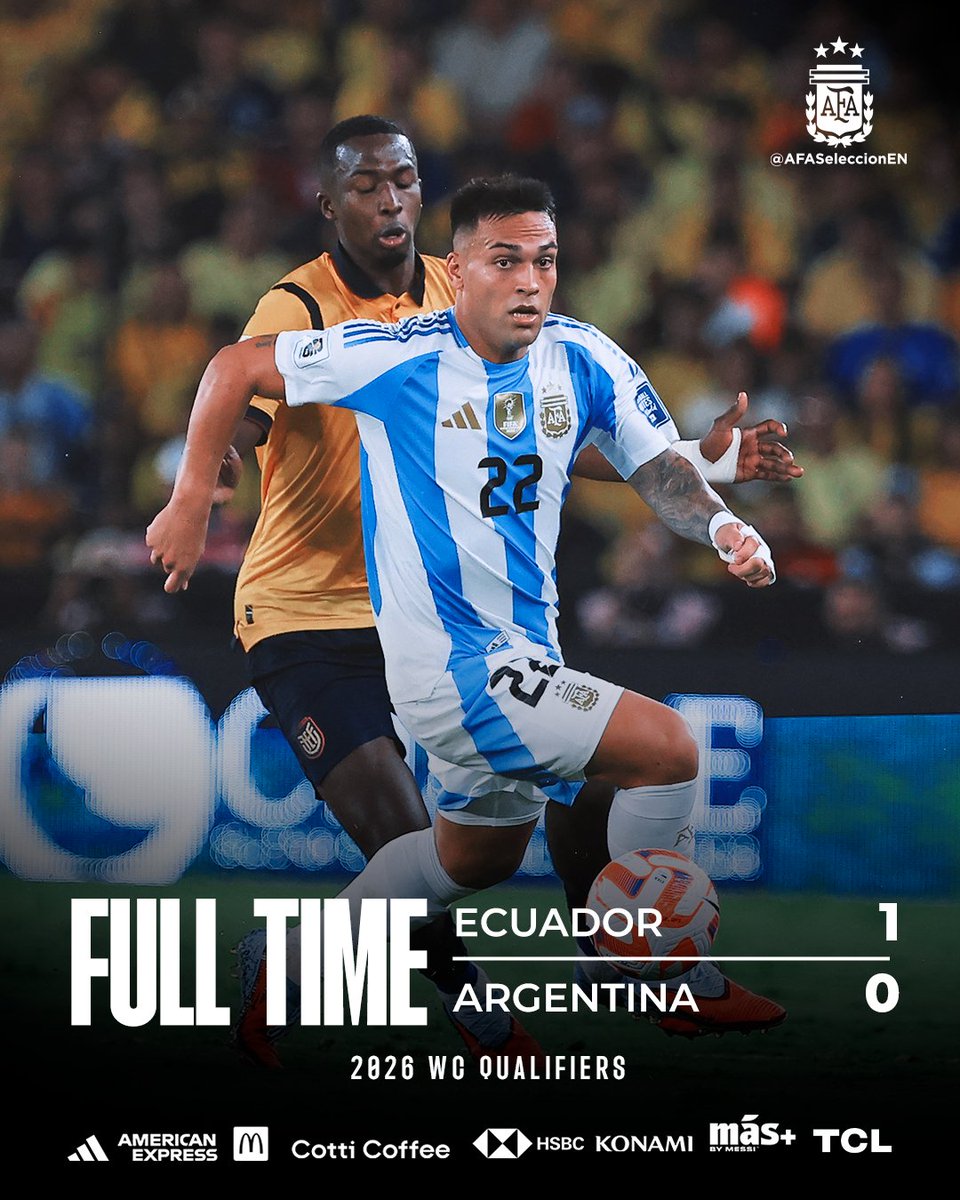 End of the match at Guayaquil.