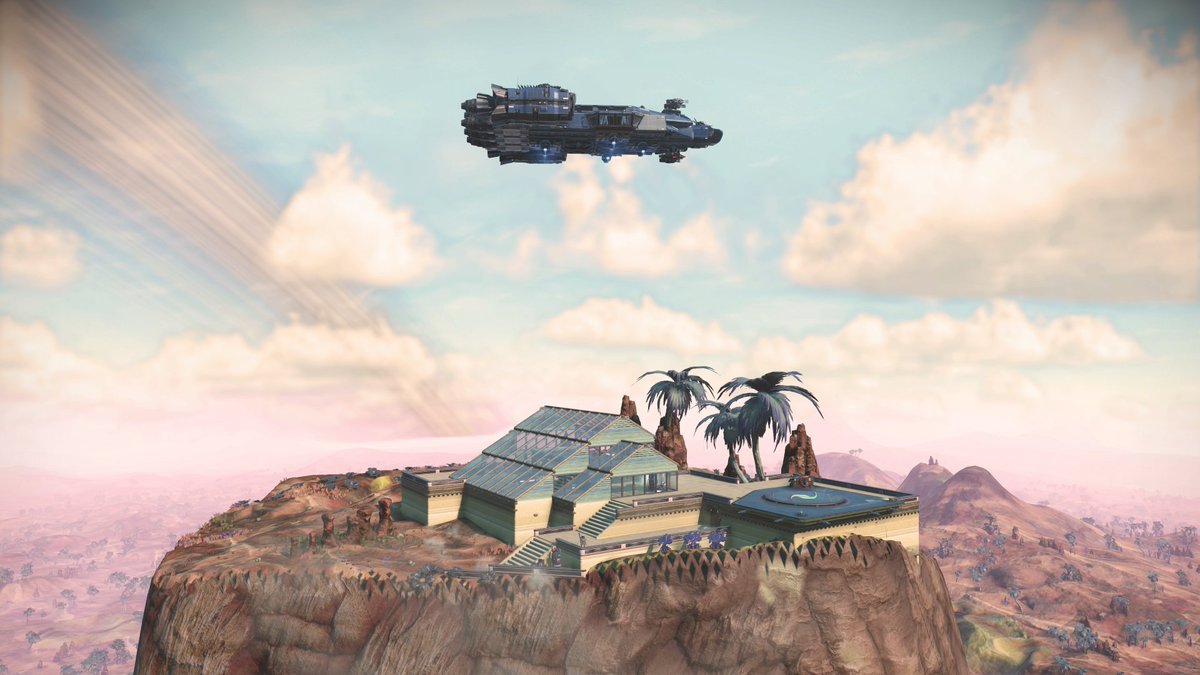 Hello friends. Khuhkha fly Ctesias for nice visit to Villa Tabaja in Isdoraijung Galaxy to test short-range teleporting. Parking location very important 1,200u up! 😅
#NoMansSkyVoyagers