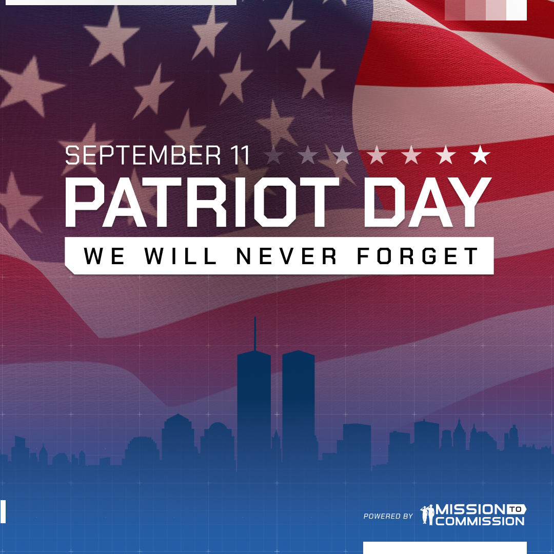 🇺🇸 September 11: Patriot Day &amp; National Day of Service.

We remember the lives lost, the families forever changed, and the courage shown.

Never forget. Always serve.

#PatriotDay #September11 #NationalDayOfService #MissionToCommission