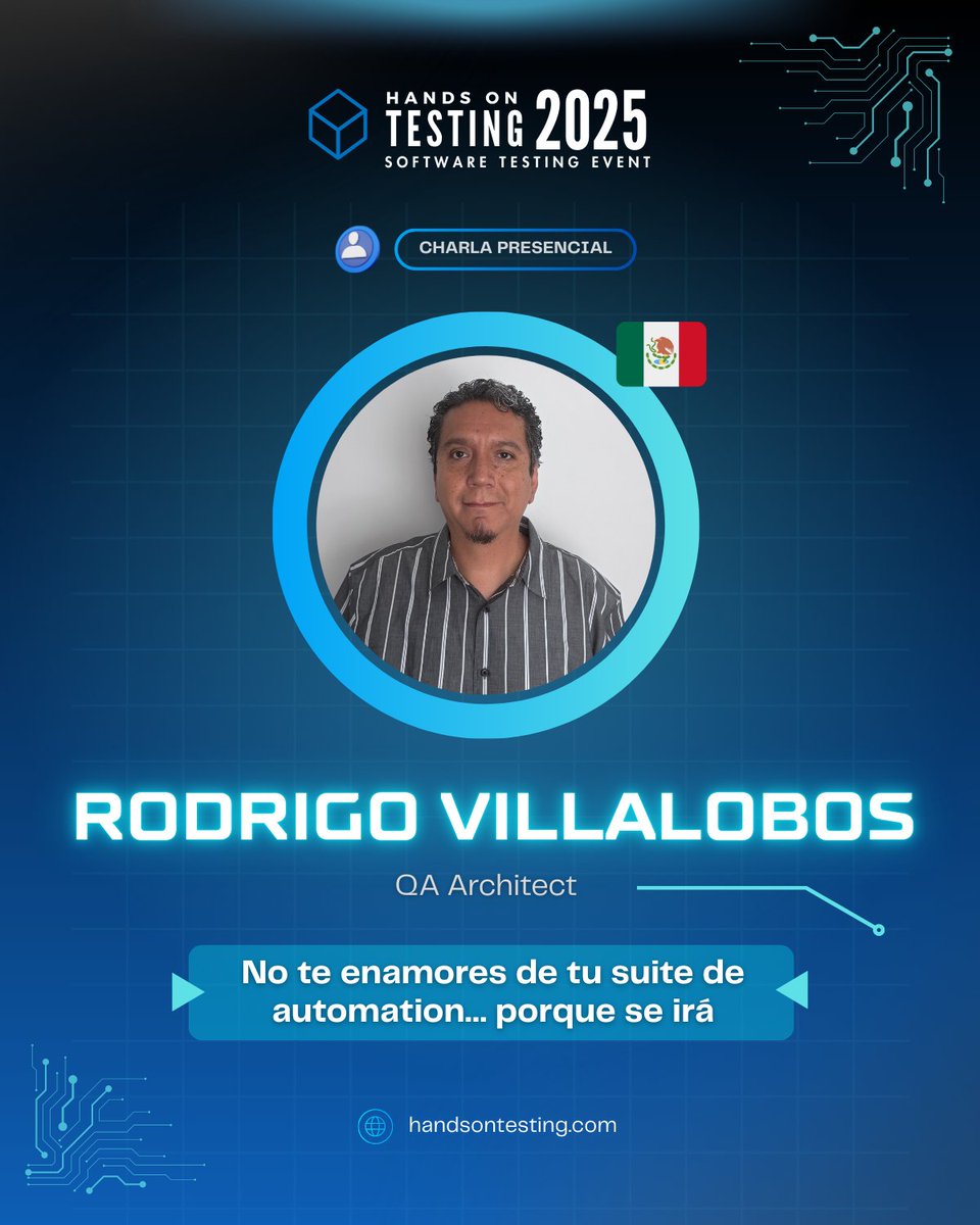 handsontesting's tweet image. No te enamores de tu suite de automation… porque se irá 💔

Con +20 años en QA, Rodrigo Villalobos te mostrará en #HandsOnTesting por qué la IA es tu mejor aliada para la #automatización.

¡Últimos cupos para disfrutar la jornada presencial en @UPGdl! → handsontesting.com