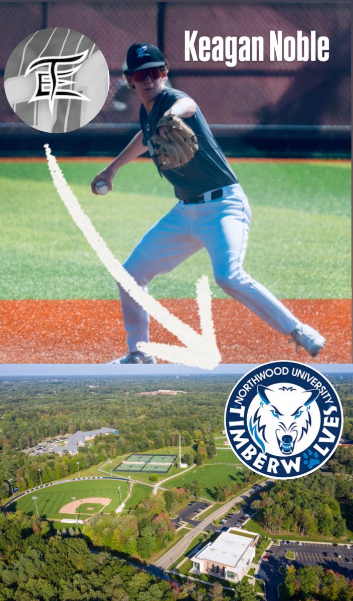 CONGRATULATIONS TO OUR GUY <a href="/Keagan_Noble26/">Keagan Noble</a> on his commitment to a great program <a href="/Northwood_BSB/">Northwood Baseball</a> 🫡👏🏼

Very proud of you young man! 
Coach <a href="/brad_baldwin3/">Brad Baldwin</a> &amp; staff got themselves a true ball player!
<a href="/TEAMELITENATION/">Team Elite Baseball</a> <a href="/TopLVLRecruits/">Top Level Recruits</a> <a href="/TeamEliteMW/">Team Elite Premier Midwest</a>
