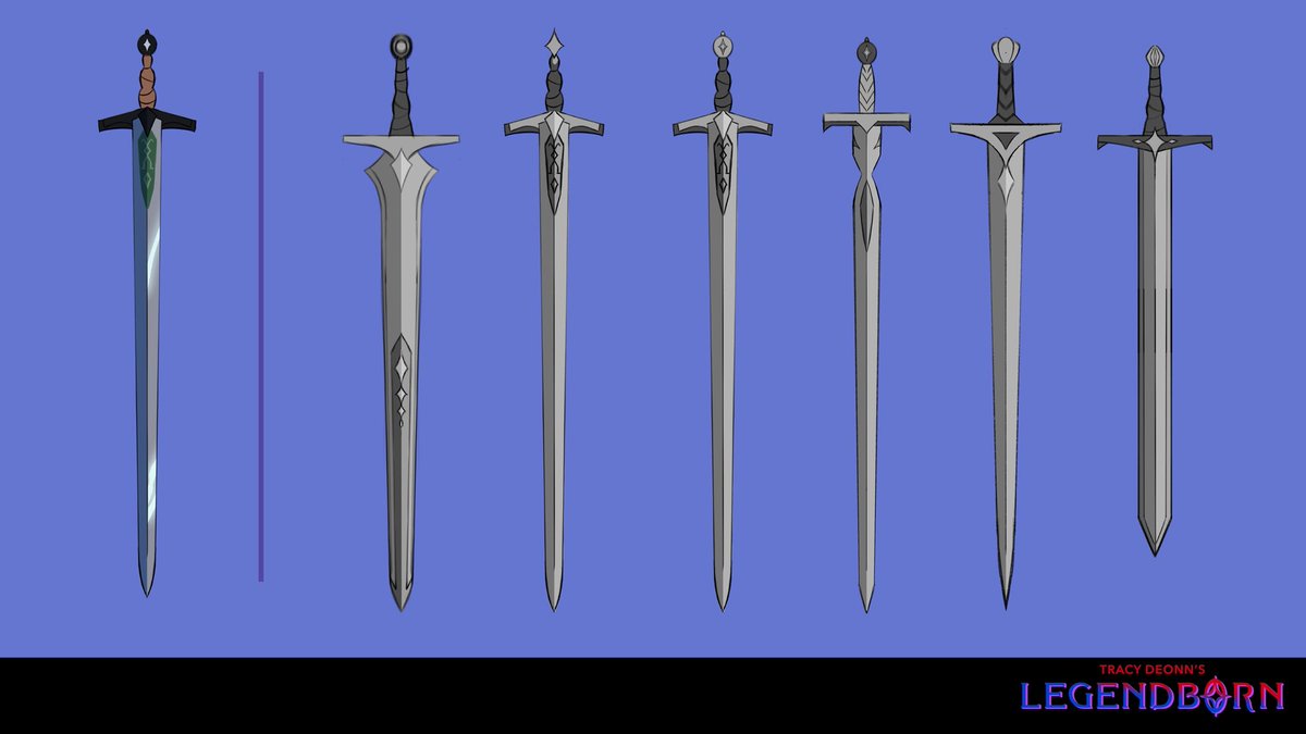 Some Bree Matthews exploration pieces, Pt 2 - Outfits &amp; Sword
⚔️Reimagining The Legendborn Cycle books by Tracy Deonn as an animated show