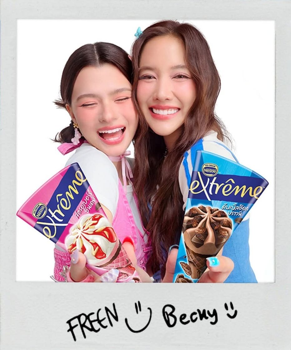 FREENBECK OFFICIAL (@freenbeckfc) on Twitter photo อรุณสวัสดิ์ค่ะ วันนี้ทานไอติม NESTLE EXTREME กันหรือยังคะ😊
<a href="/AngelssBecky/">Becky Armstrong</a> <a href="/srchafreen/">P'freen (real)</a>
FREENBECKY NESTLE EXTREME CONE
#Extremeโคนเจนใหม่Xฟรีนเบค อรุณสวัสดิ์ค่ะ วันนี้ทานไอติม NESTLE EXTREME กันหรือยังคะ😊
<a href="/AngelssBecky/">Becky Armstrong</a> <a href="/srchafreen/">P'freen (real)</a>
FREENBECKY NESTLE EXTREME CONE
#Extremeโคนเจนใหม่Xฟรีนเบค