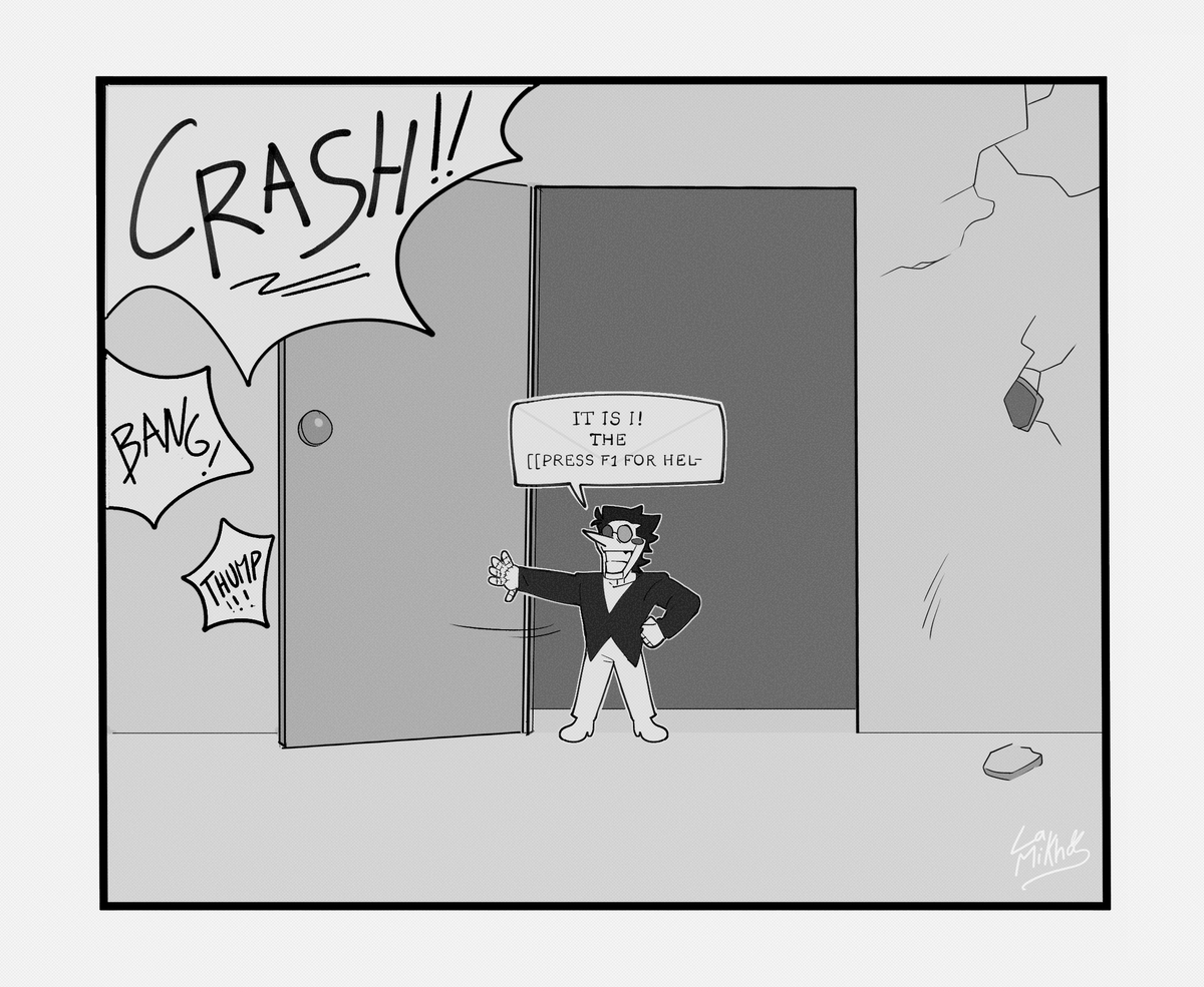 "Please draw a comic in which Tenna grows huge in a room and then grows even bigger, destroying the room! Please crush Spamton when he comes to help!" -> sorry anon I got a little lazy https://t.co/t2C5ANLM5r
#spamtenna