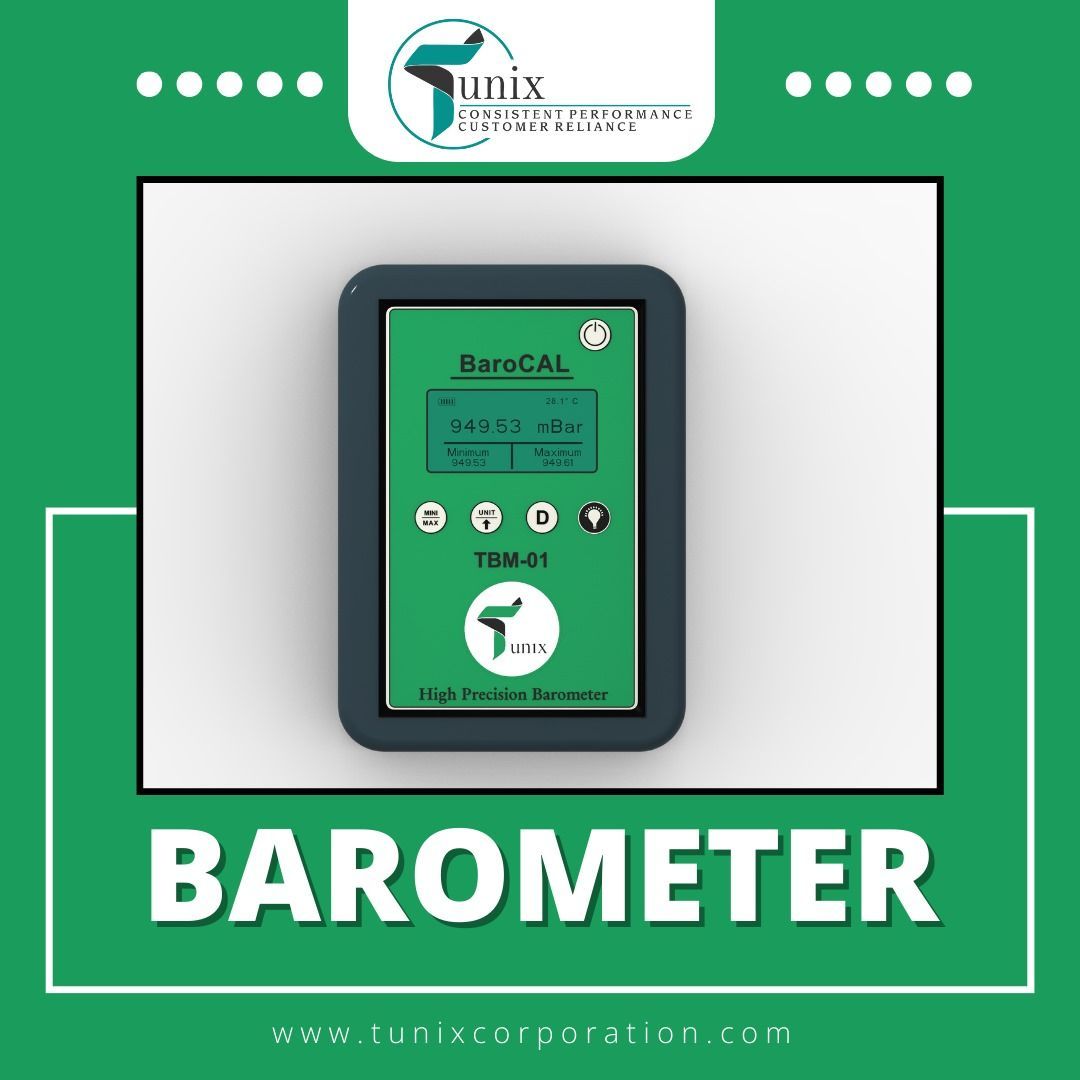 TunixCorpration's tweet image. 🌍 Precision that speaks for itself!
The Tunix TBM-01 High Precision Barometer ensures reliable atmospheric pressure measurement.

#Tunix #Barometer #Calibration #TestingSolutions