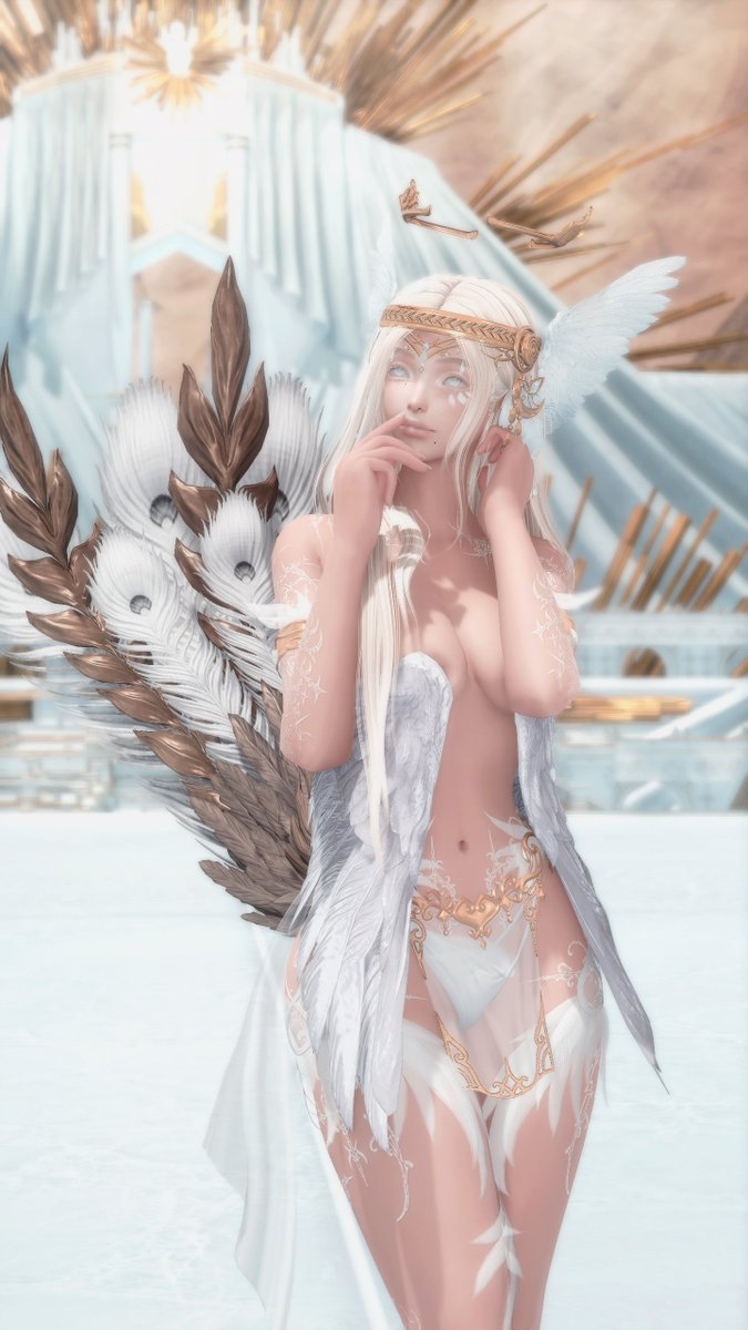 MnemosyneMusing's tweet photo. Heavenly Light🪽

#junemods #ivarymods https://t.co/DxZ4LuvHJt