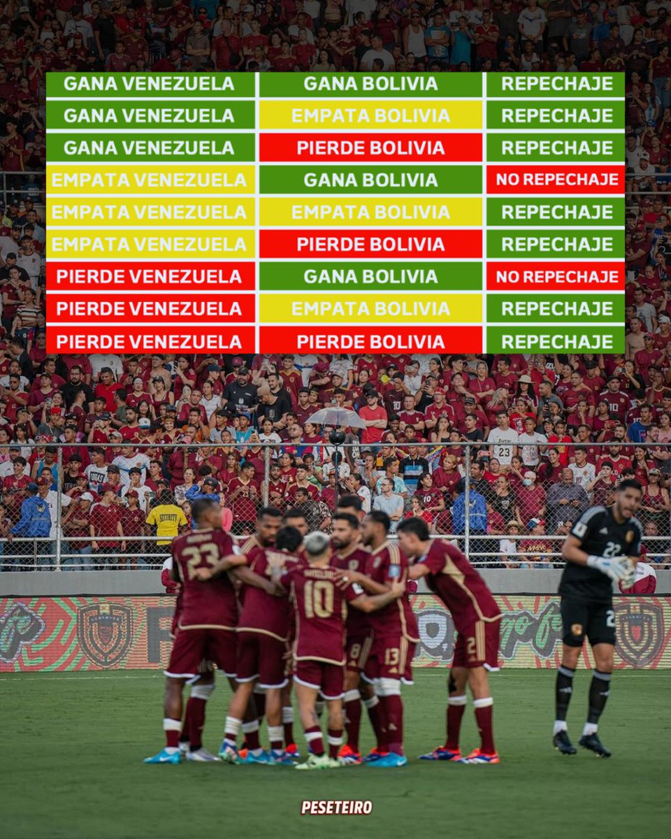 Era más difícil no ir al repechaje y aún así, no fuimos. Que increíble.