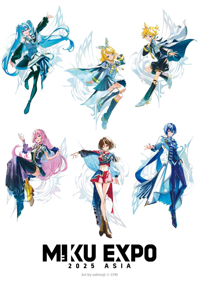 🎨#MIKUEXPO2025 ASIA Sub-Visuals🎨 Check out the sub-visuals for