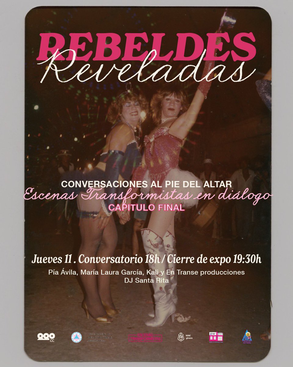 Llegamos al final 😪♥️ y es el jueves 

Como siempre entrada libre y gratuita 

🩵 REBELDES REVELADAS 🩷