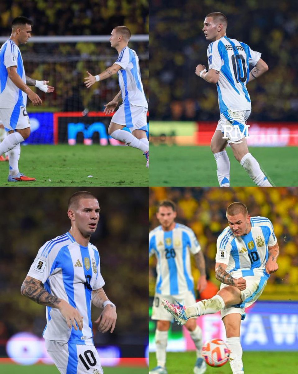 18 años y tiene rabiando a bosteros, culés, ingleses, Franco Mastantuono será muy grande.
