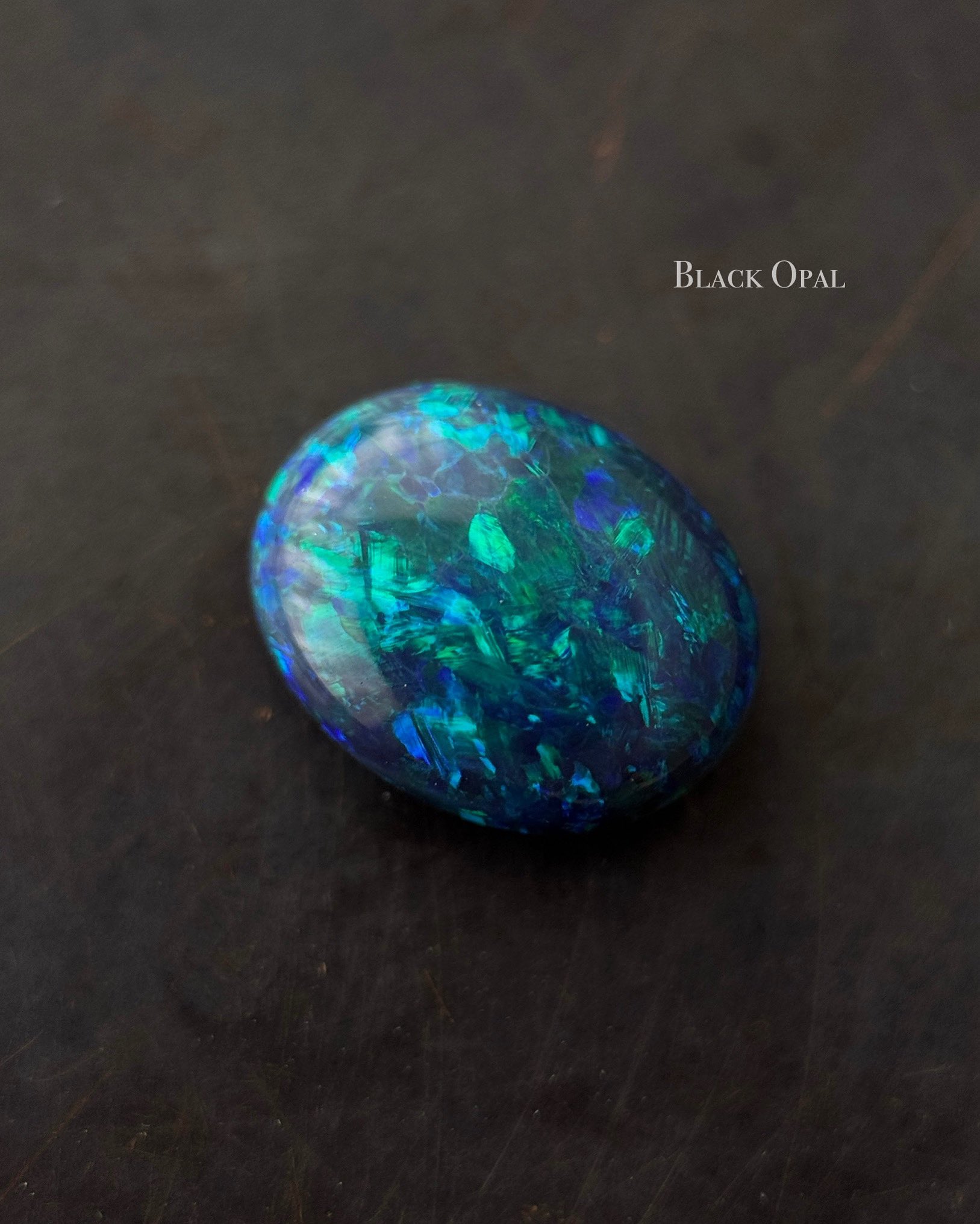 ⭐︎稀少⭐︎ブラックオパール 稀少石 オーストラリア産 ブラックオパール