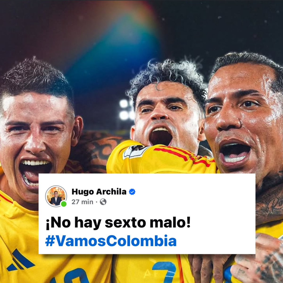 Le pegamos al marcador 🎉🇨🇴