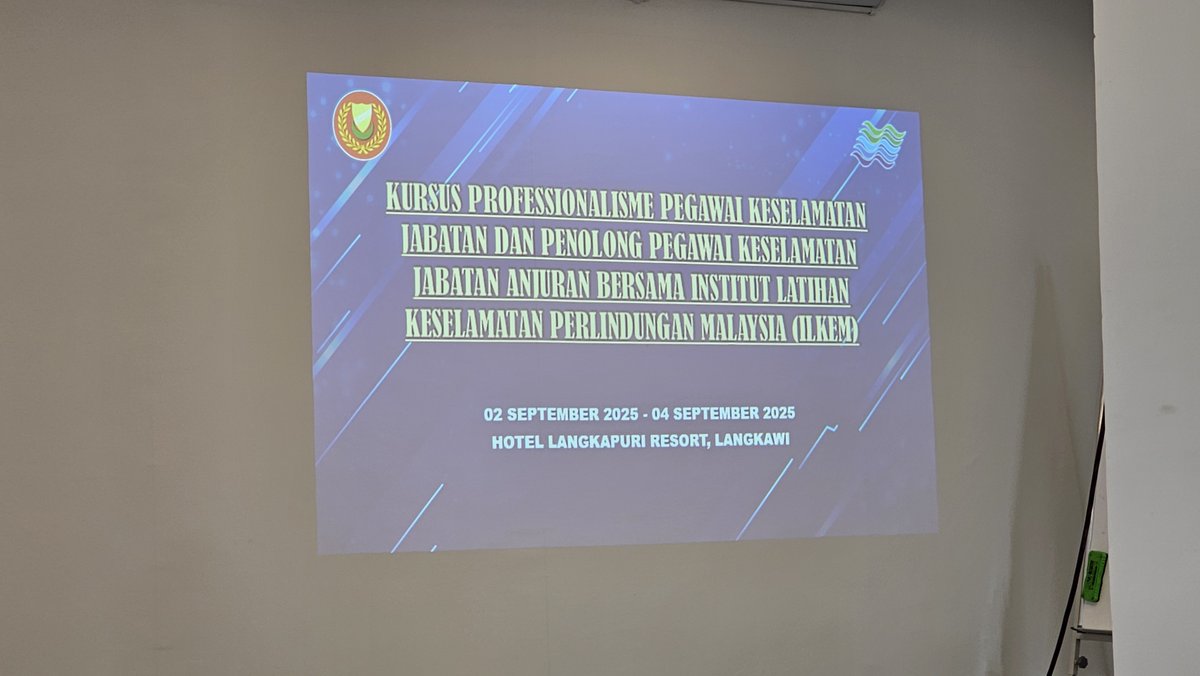KedahJps's tweet photo. KURSUS PROFESIONALISME PEGAWAI KESELAMATAN JABATAN DAN PENOLONG PEGAWAI KESELAMATAN JABATAN https://t.co/dkQTo6gThS