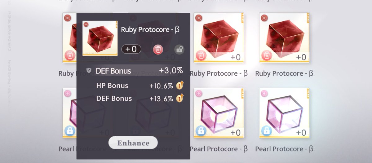 going through my protocores and why couldn't this have no hp bonus... it would've been SO GOOD (｡•́︿•̀｡)