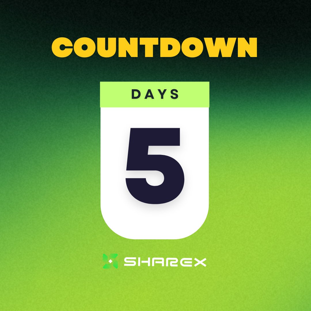 ShareX_Network's tweet image. The countdown is on! ⏰
#TreasureX ends Sept 15. There’s still time to join, claim your welcome pack, and hunt for rewards. 
Open Directly👇
treasurex.sharex.network/giveaway/welco… 💚
