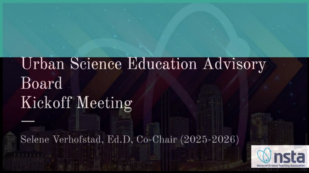 Mrs_KHughes's tweet photo. Began my 3 year term with @NSTA as part of the Urban Science Education Advisory Board! What a privilege, I cannot wait to see what this opportunity brings! #ByrdBestNothingLess @CFISDByrd @CyFairISD https://t.co/pVtYi5rOUJ