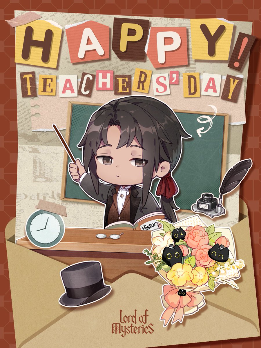 Happy Teachers' Day to Azik and all the teachers!

#LordOfMysteries #LoM #AzikEggers