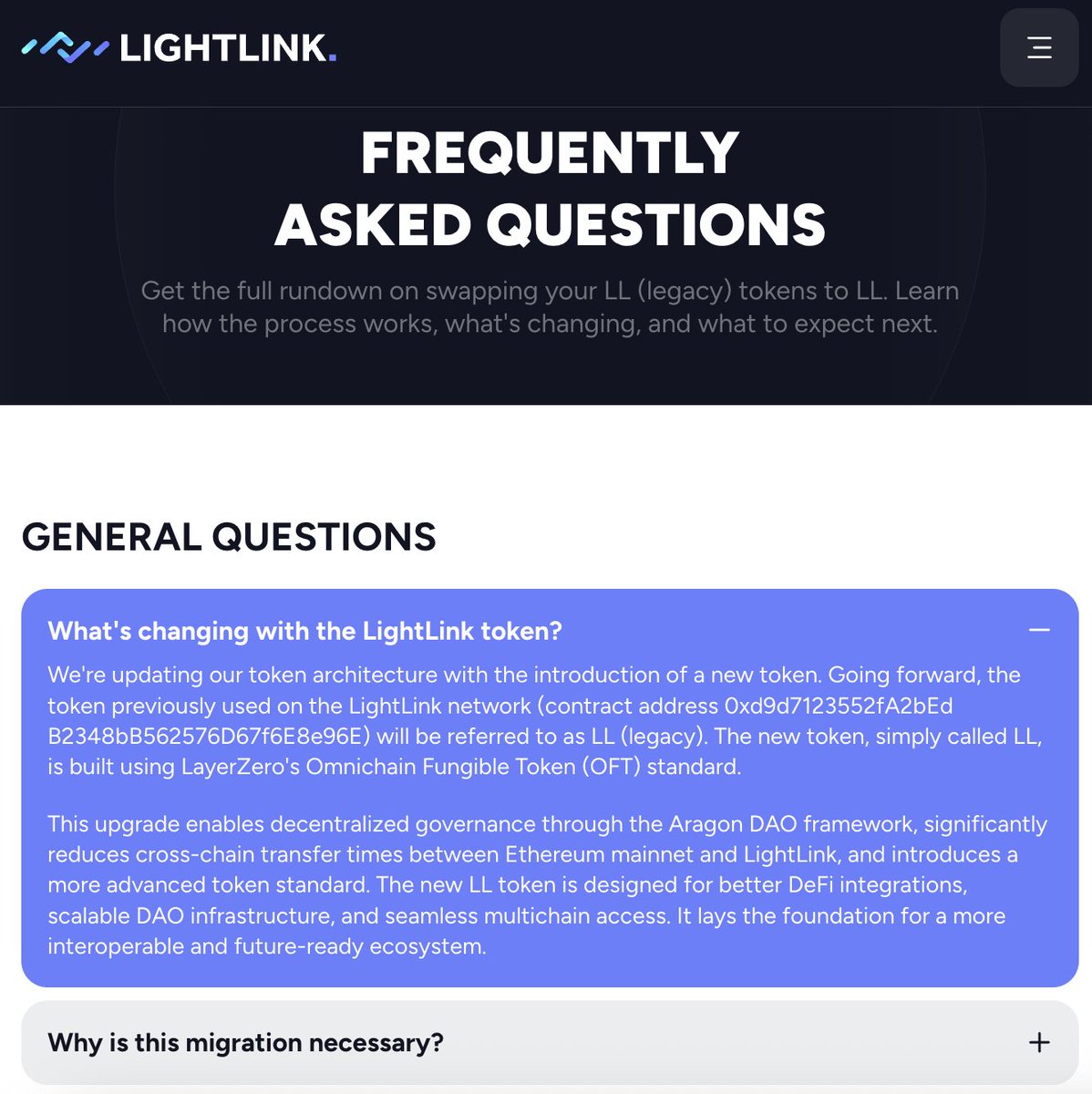 Everything you need to know about $LL migration, now in one place 👇

lightlink.io/token/faq#gene…