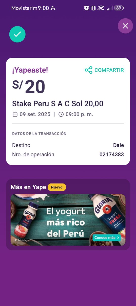 Gabriel06ar's tweet photo. @PeruStake ID: GabrielRC https://t.co/eTXtalRFX9
