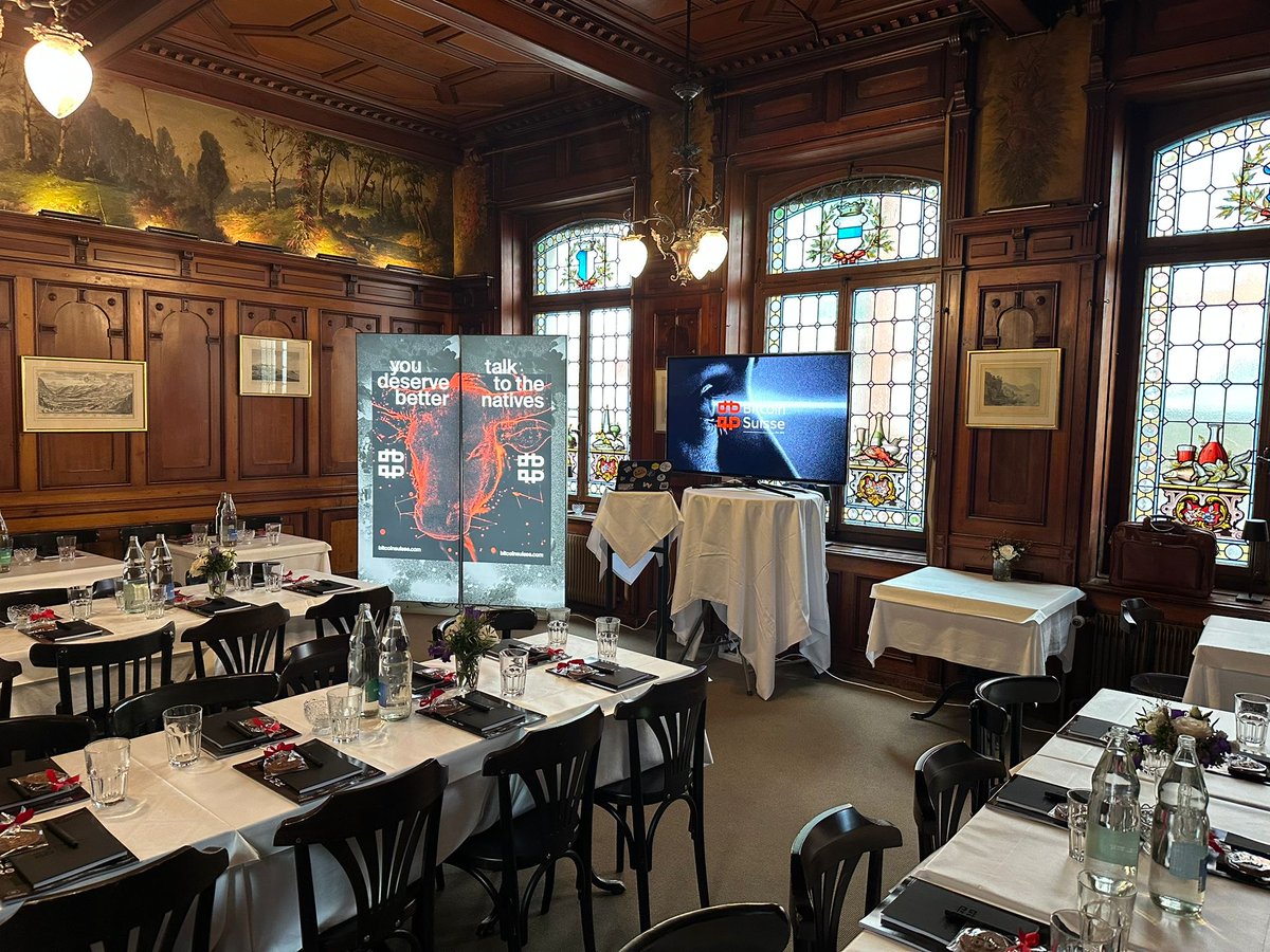 New anchors in turbulent markets. The Bitcoin Suisse Exclusive Lunch Series  kicked off yesterday in Zug. Crypto assets are stepping in as the fixed  points for institutional portfolios where traditional finance is