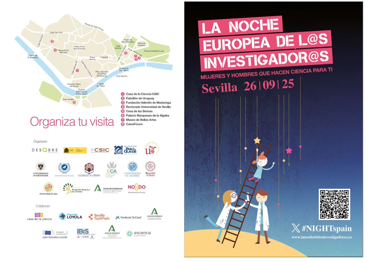 ibis_sevilla's tweet photo. 🔴 NEWS |

"Sevilla celebra la Noche Europea de l@s Investigador@s con más de 120 actividades"

Noticia completa 👉https://t.co/vHbYHo3rV4 https://t.co/ThYBZf3gQH