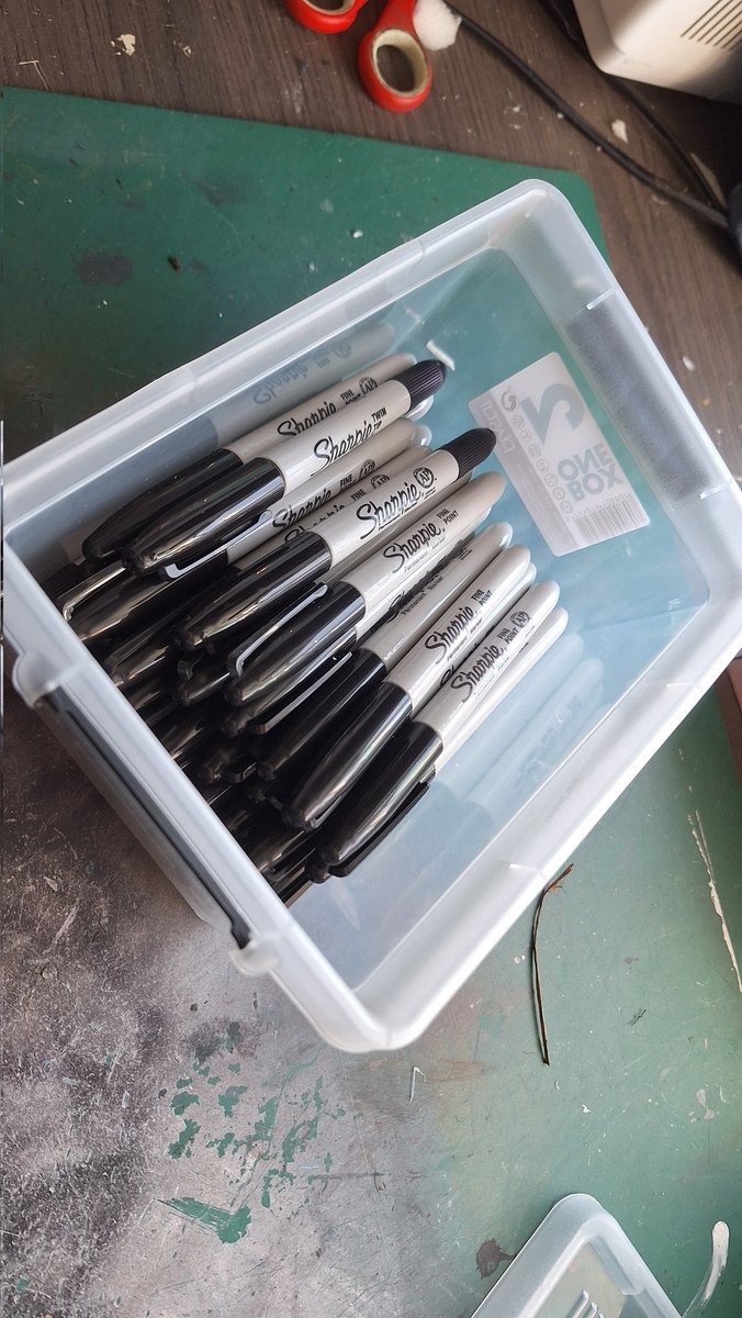 I'm not sure, do I have enough Sharpies now?🫠