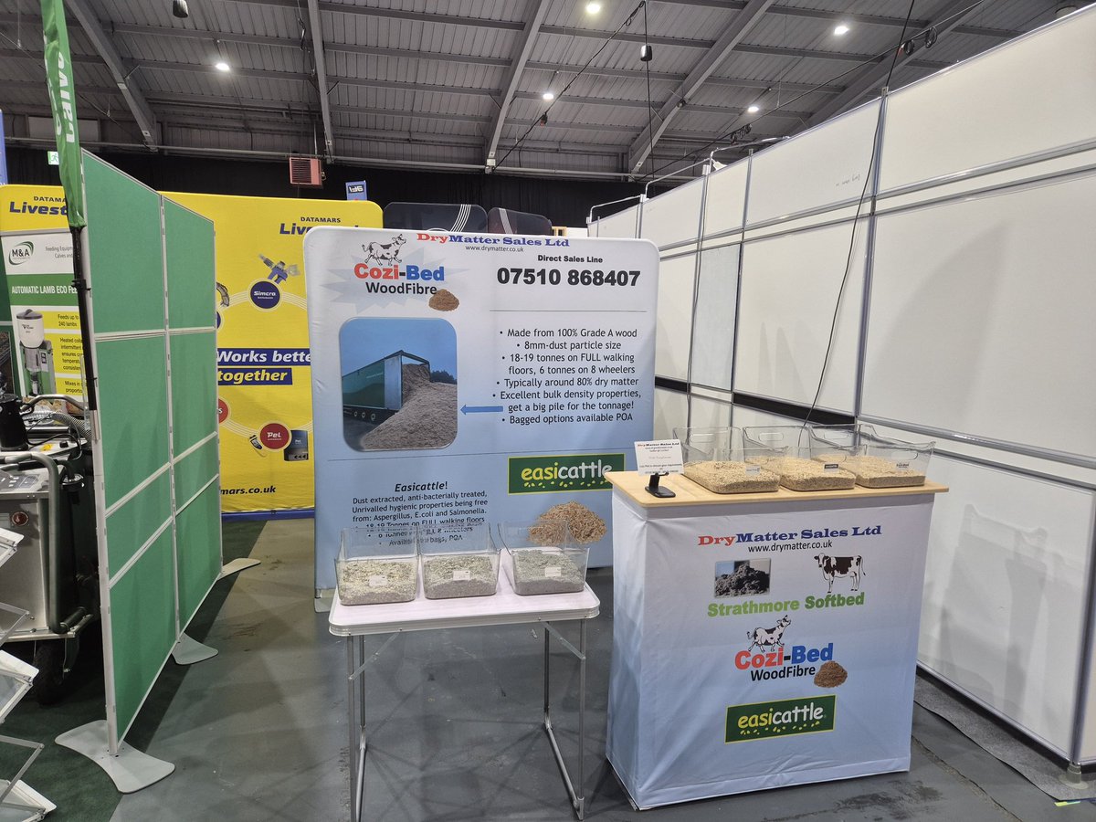 CoziBed's tweet photo. Come see us in Hall 1 stand 151 @UKDairyDay to discuss sawdust supply and paper beddings. We've not much supply left of all products, so book fast!! https://t.co/9fcOzNEADO