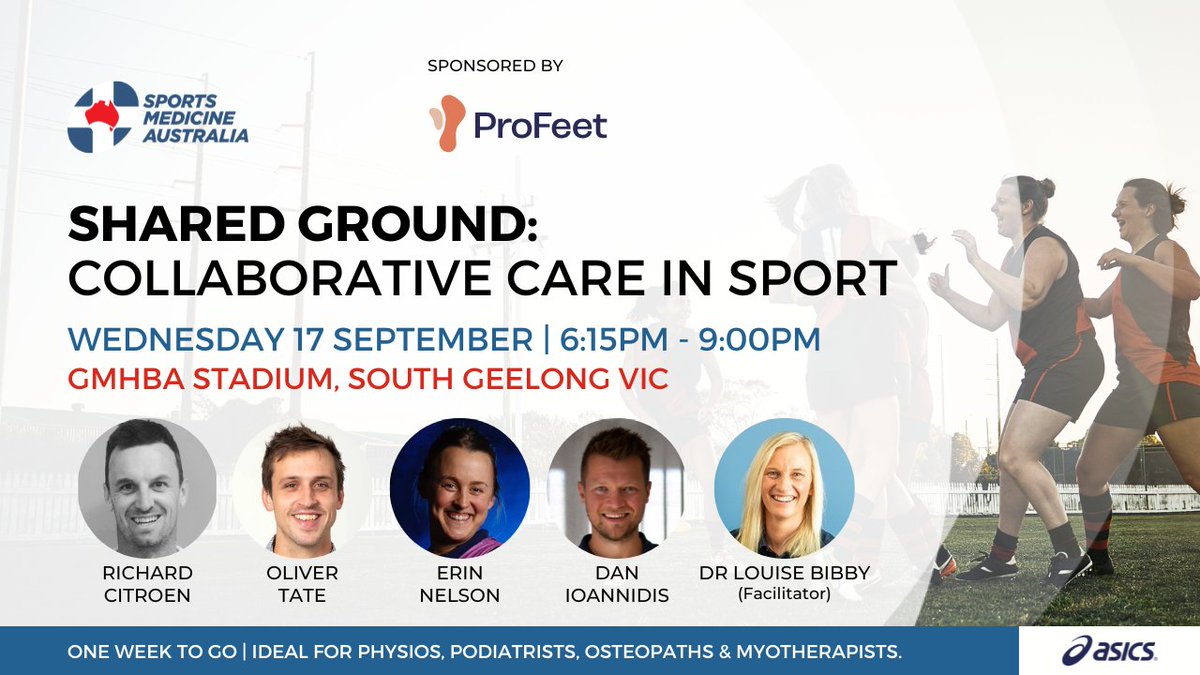 Join us in Geelong next week for an evening with the Geelong Cats allied health team. Explore how physios, podiatrists &amp; osteos solve complex problems &amp; boost athlete outcomes, plus case studies, Q&amp;A, networking &amp; an ASICS wear test.
🔗 Register now: zurl.co/IQLEC