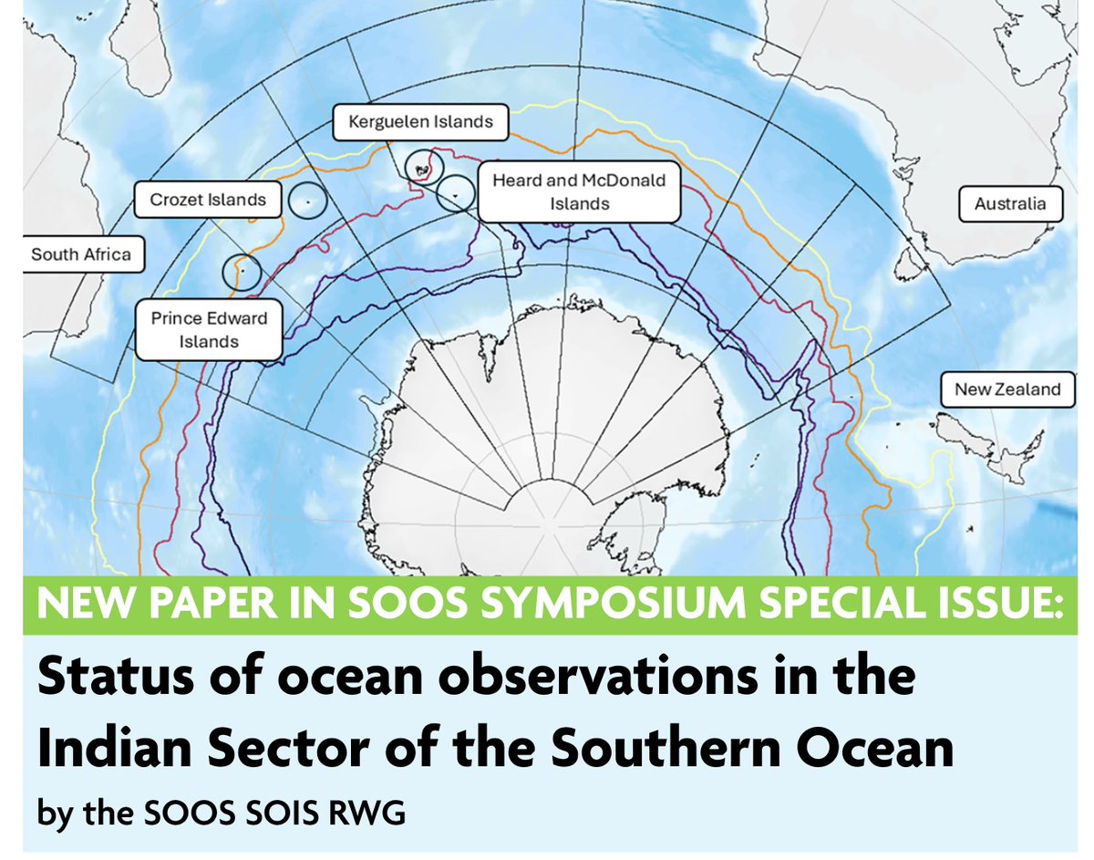 SOOS (@soosocean) on Twitter photo 🚢🐧🌊 From floats to animal-borne sensors, how do we observe the Indian Sector of the Southern Ocean?
<a href="/svenja_halfter/">Dr. Svenja Halfter</a> and others from the SOOS SOIS RWG review current efforts, key gaps, & ways forward for this climate-critical region.
🔗 doi.org/10.1525/elemen…
Part of the 🚢🐧🌊 From floats to animal-borne sensors, how do we observe the Indian Sector of the Southern Ocean?
<a href="/svenja_halfter/">Dr. Svenja Halfter</a> and others from the SOOS SOIS RWG review current efforts, key gaps, & ways forward for this climate-critical region.
🔗 doi.org/10.1525/elemen…
Part of the