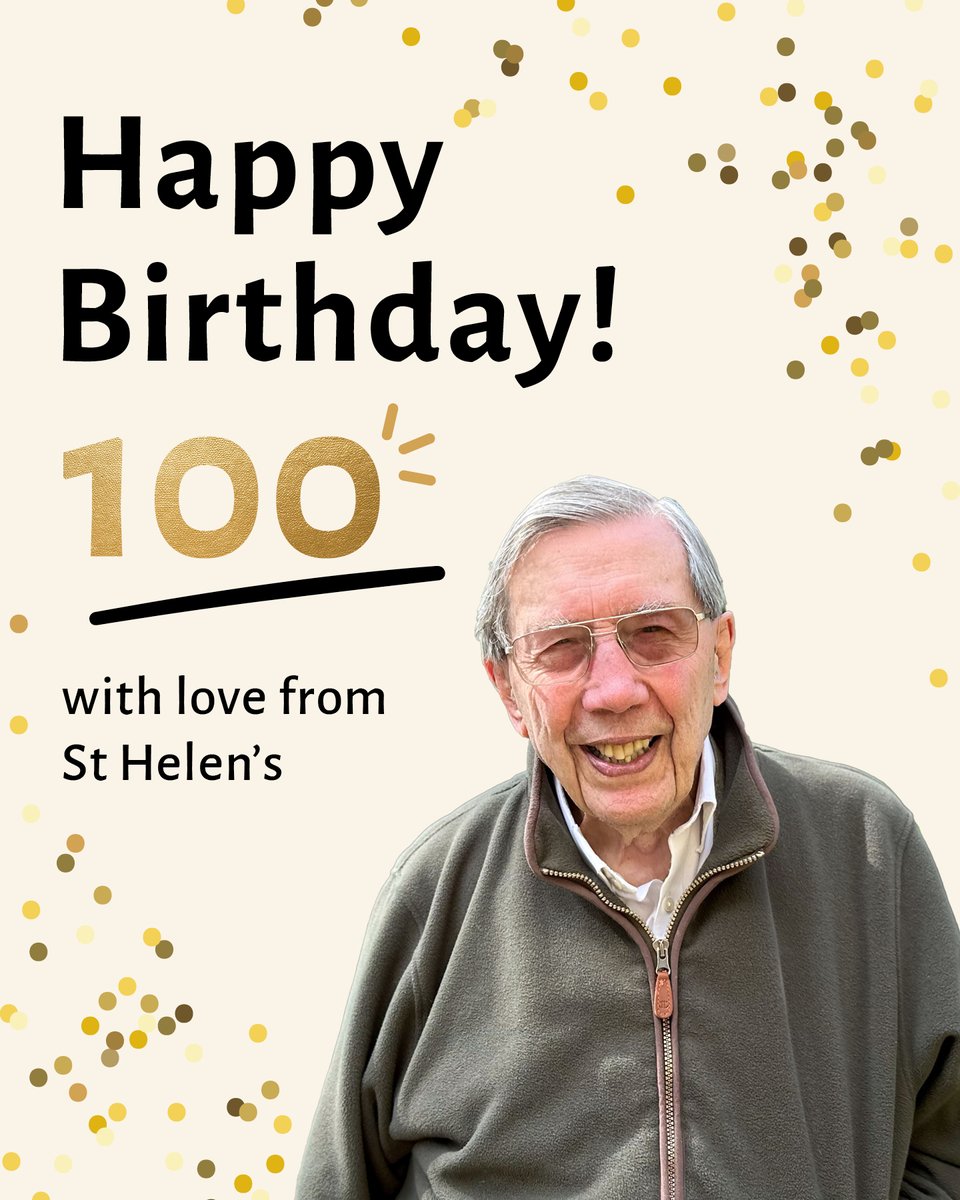 Wishing Dick Lucas a very happy 100 birthday today! We are so grateful to the Lord for Dick's many years of faithful gospel service both at St Helen's and far beyond.

Dick's talks are available on St Helen's resource library. shb.org.uk/dick-lucas