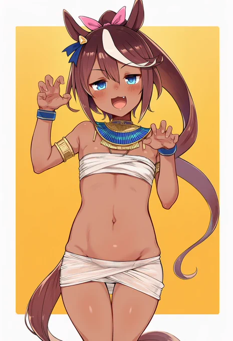 エジプト褐色ウマ耳テイオー